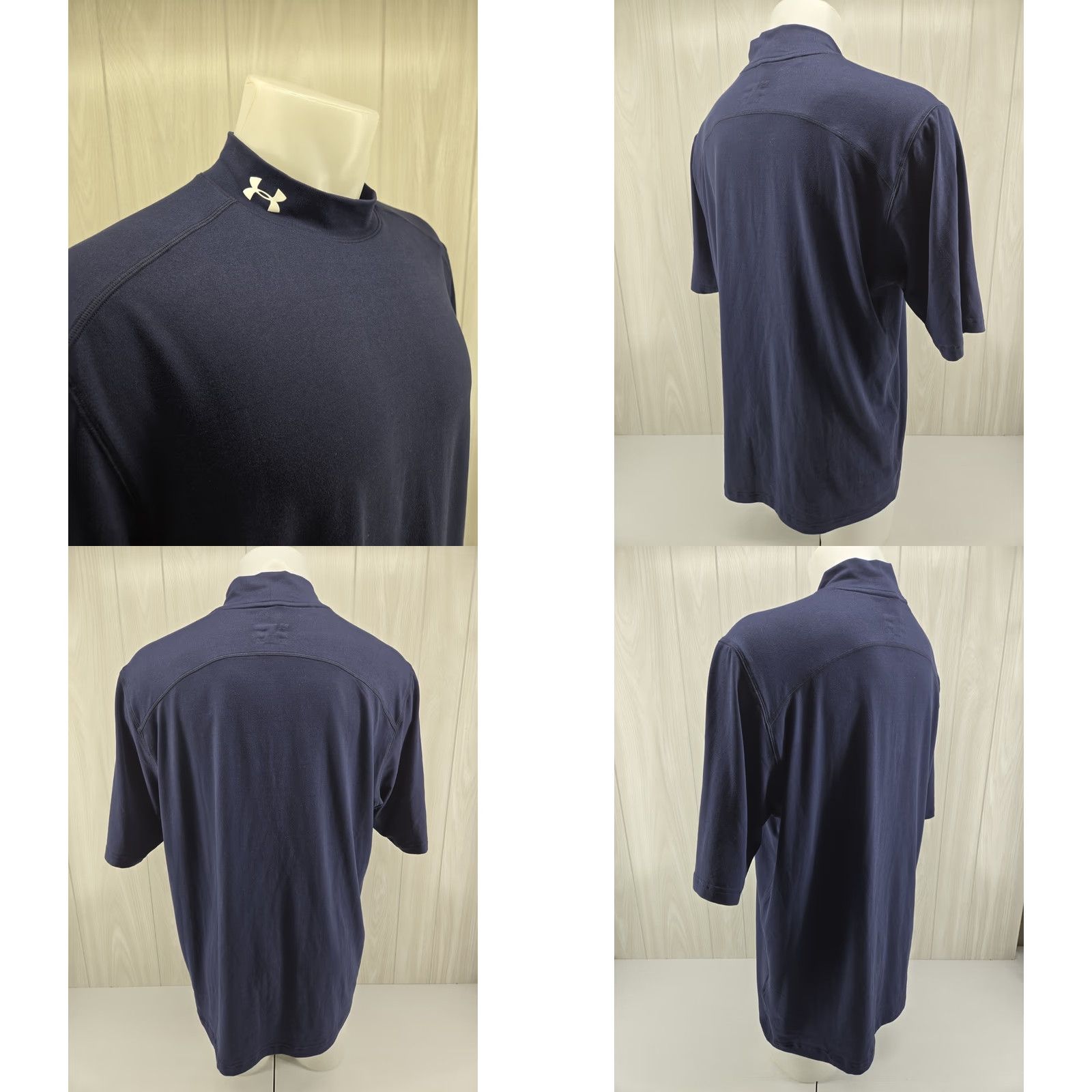 Under Armour Under Armour Auburn Tigers Navy Blue Shirt 2XL T-Shirt Short Sleeve Men Size US XXL / EU 58 / 5 - 8 Thumbnail