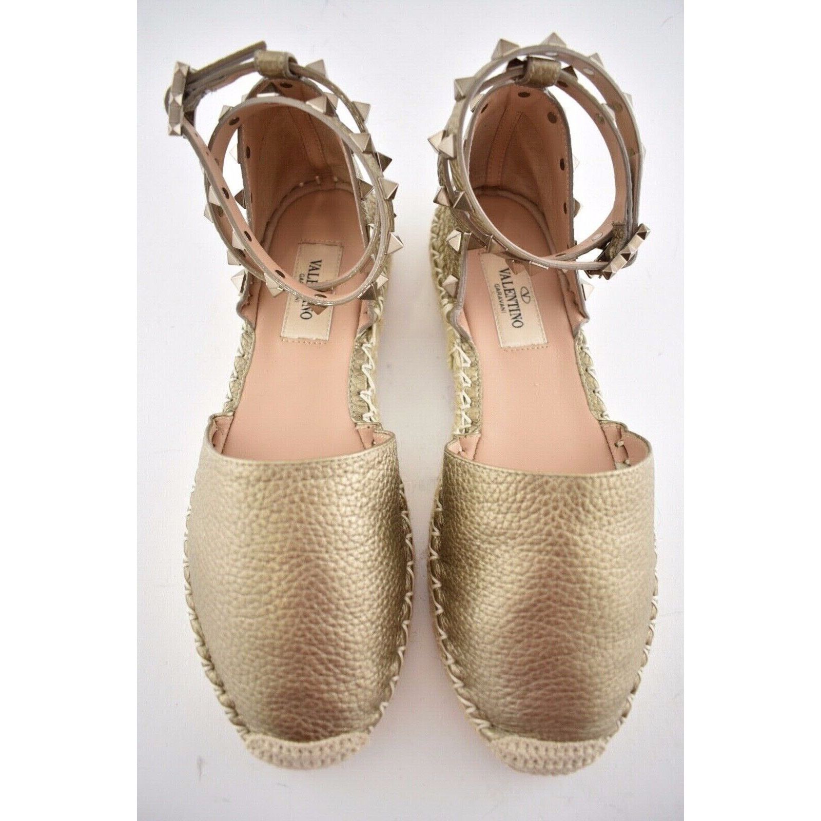 Valentino Valentino Rockstud Skin Metallic Wrap Around Stud Ankle Size US 11 / IT 41 - 8 Thumbnail