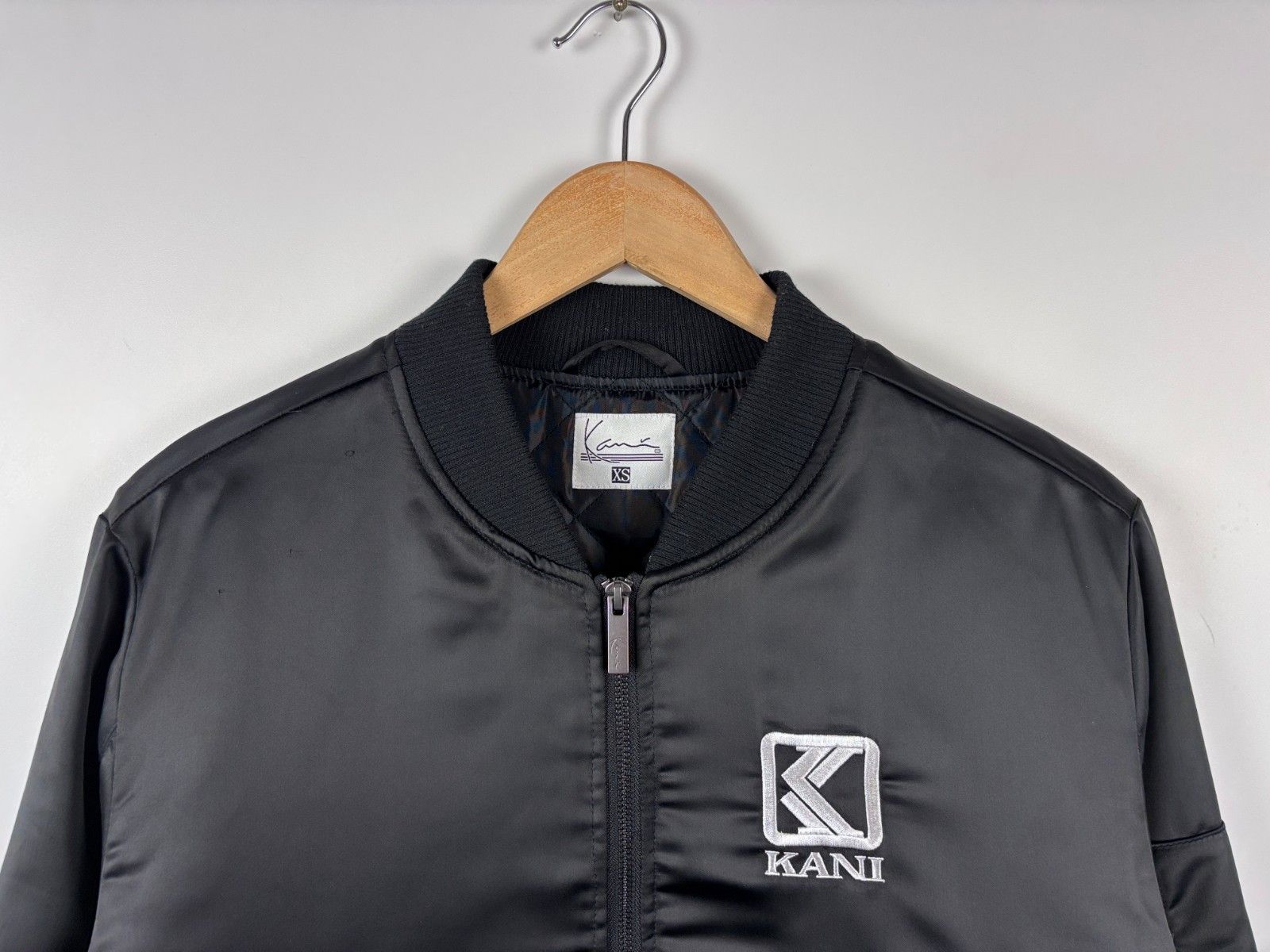 Karl Kani Womens Karl Kani Bomber Jacket Black Size XS Size XS / US 0-2 / IT 36-38 - 2 Thumbnail