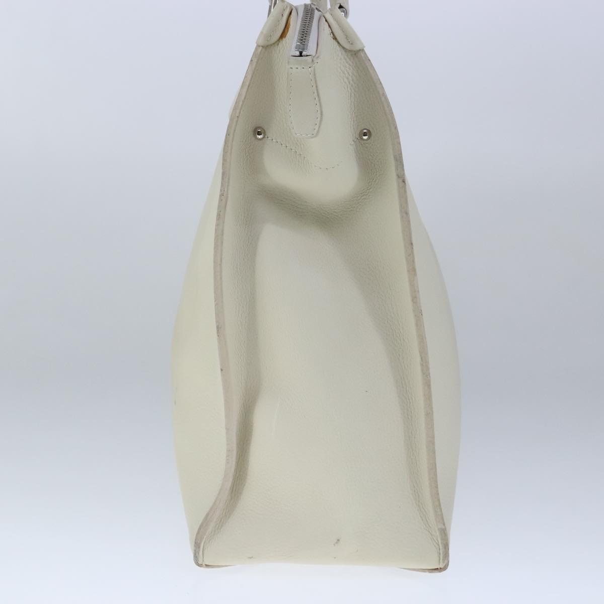 Louis Vuitton LOUIS VUITTON Naxos Cabas Hand Bag Leather White M95887 Size ONE SIZE - 3 Thumbnail