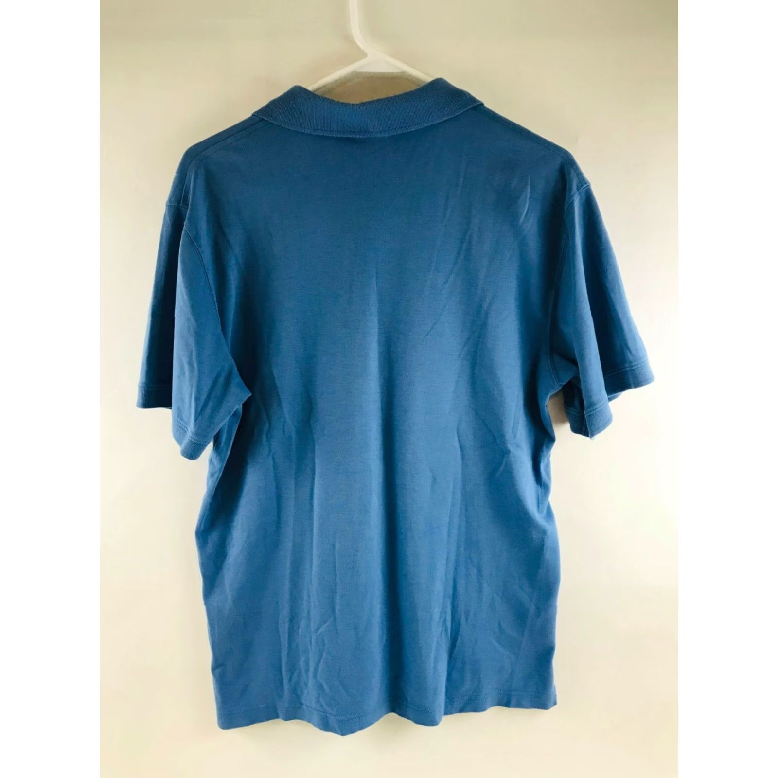 Vintage L.L. Bean Polo Shirt Men Medium Blue 1/4 Button-Down Short Sleeve Collared Shirt Regular Fit Size US M / EU 48-50 / 2 - 2 Thumbnail