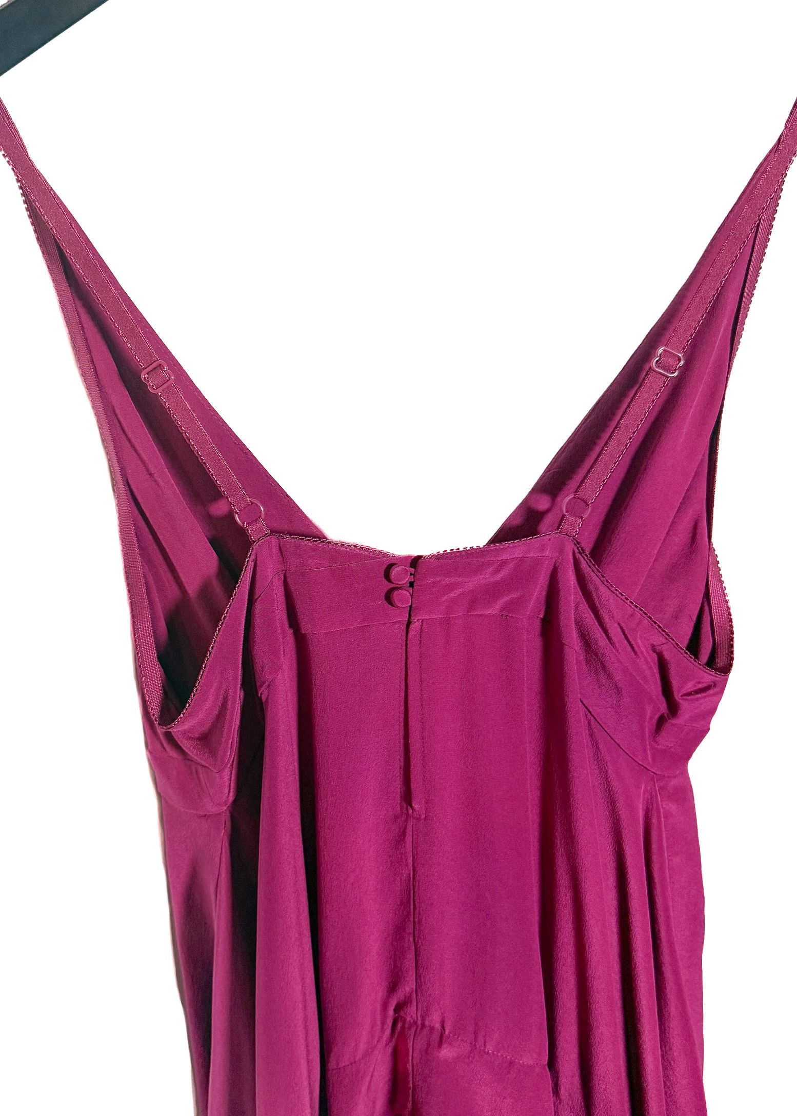 Balenciaga Balenciaga 2007 Magenta Silk Tank Dress Size M / US 6-8 / IT 42-44 - 5 Thumbnail