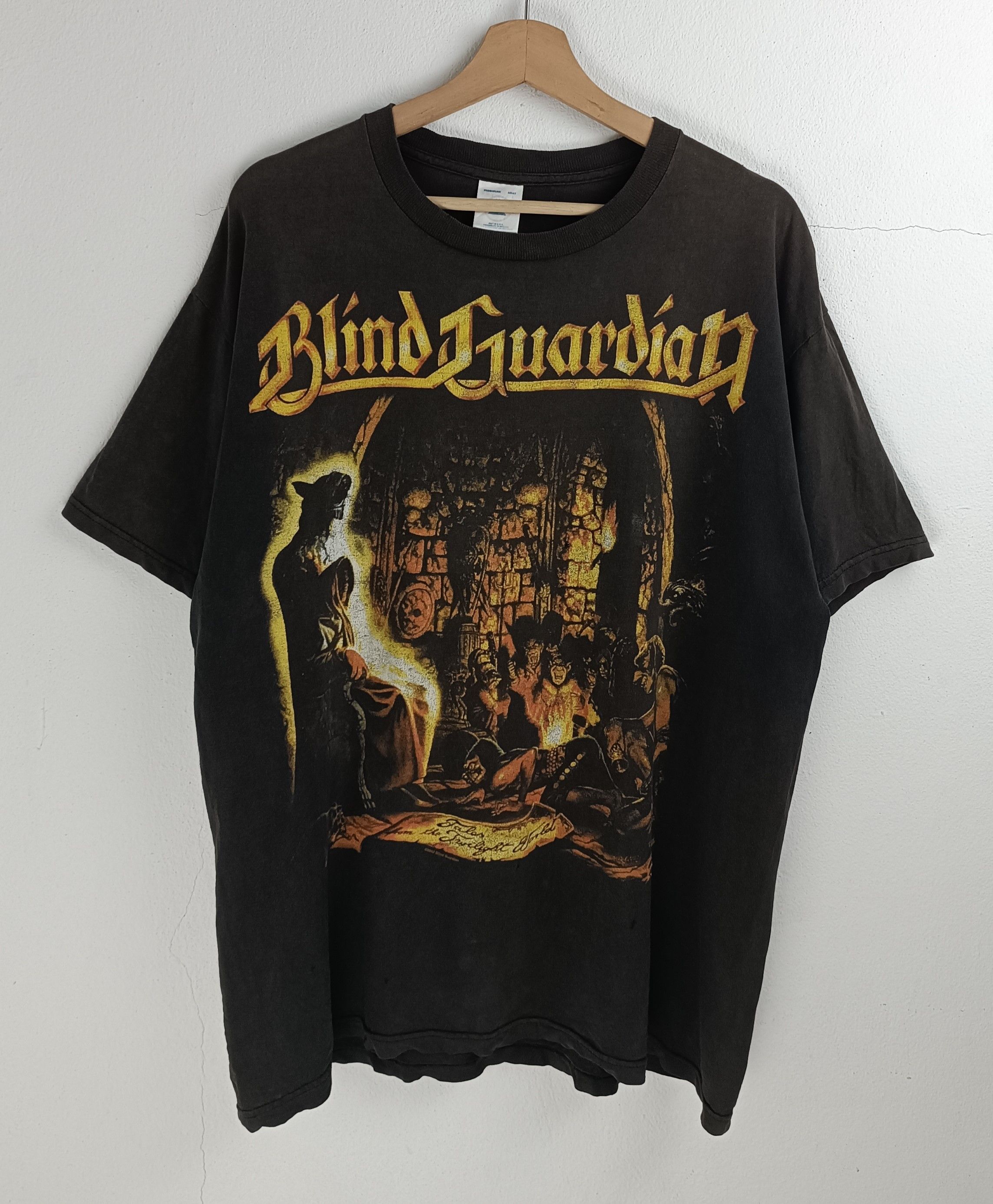 Band Tees VINTAGE '02 FADED BLIND GUARDIAN TEE (gamma ray hammerfall) Size US L / EU 52-54 / 3 - 3 Thumbnail
