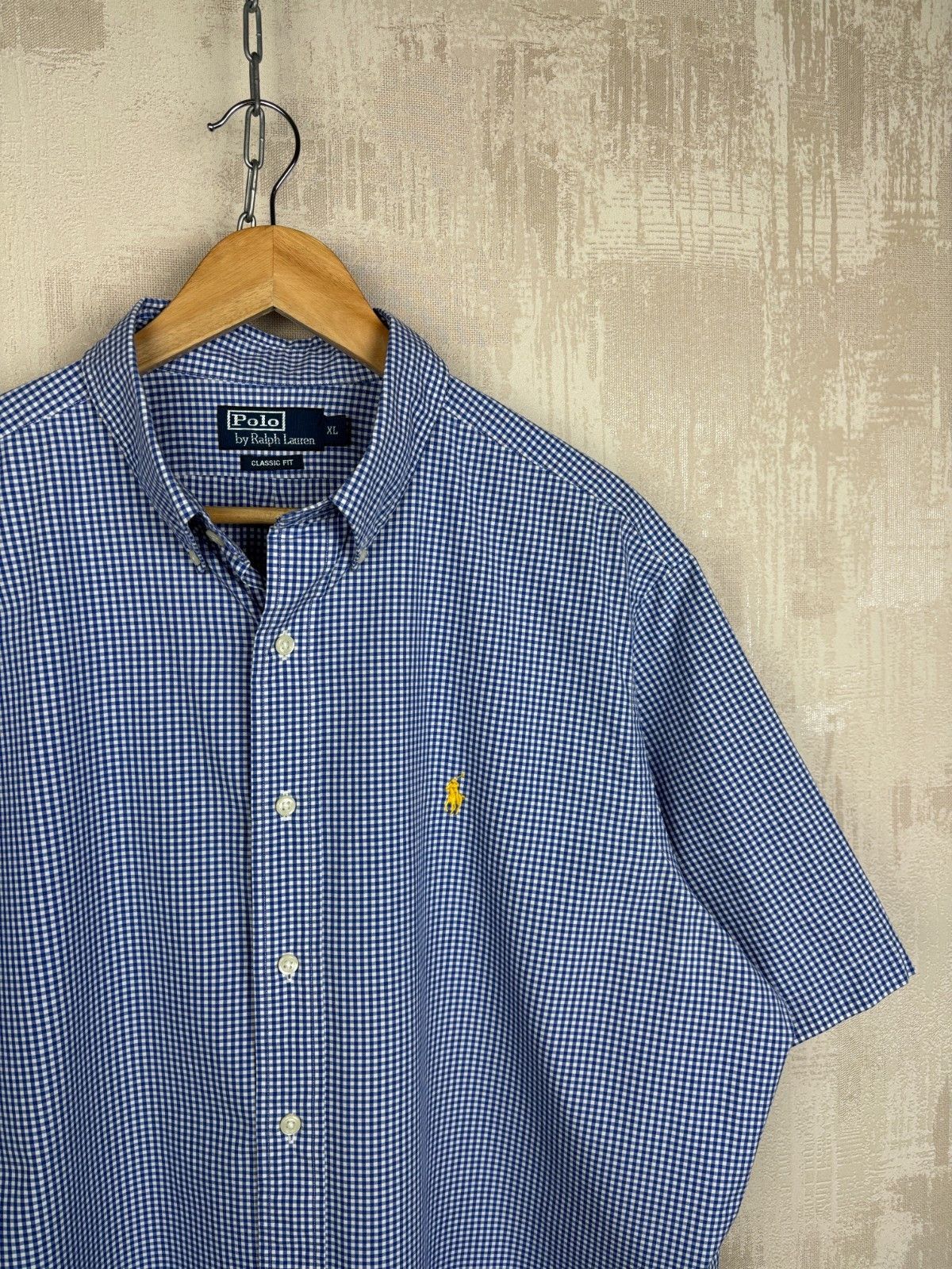 Polo Ralph Lauren Polo by Ralph Lauren Vintage Check Short Sleeve Shirt Size US XL / EU 56 / 4 - 1 Thumbnail