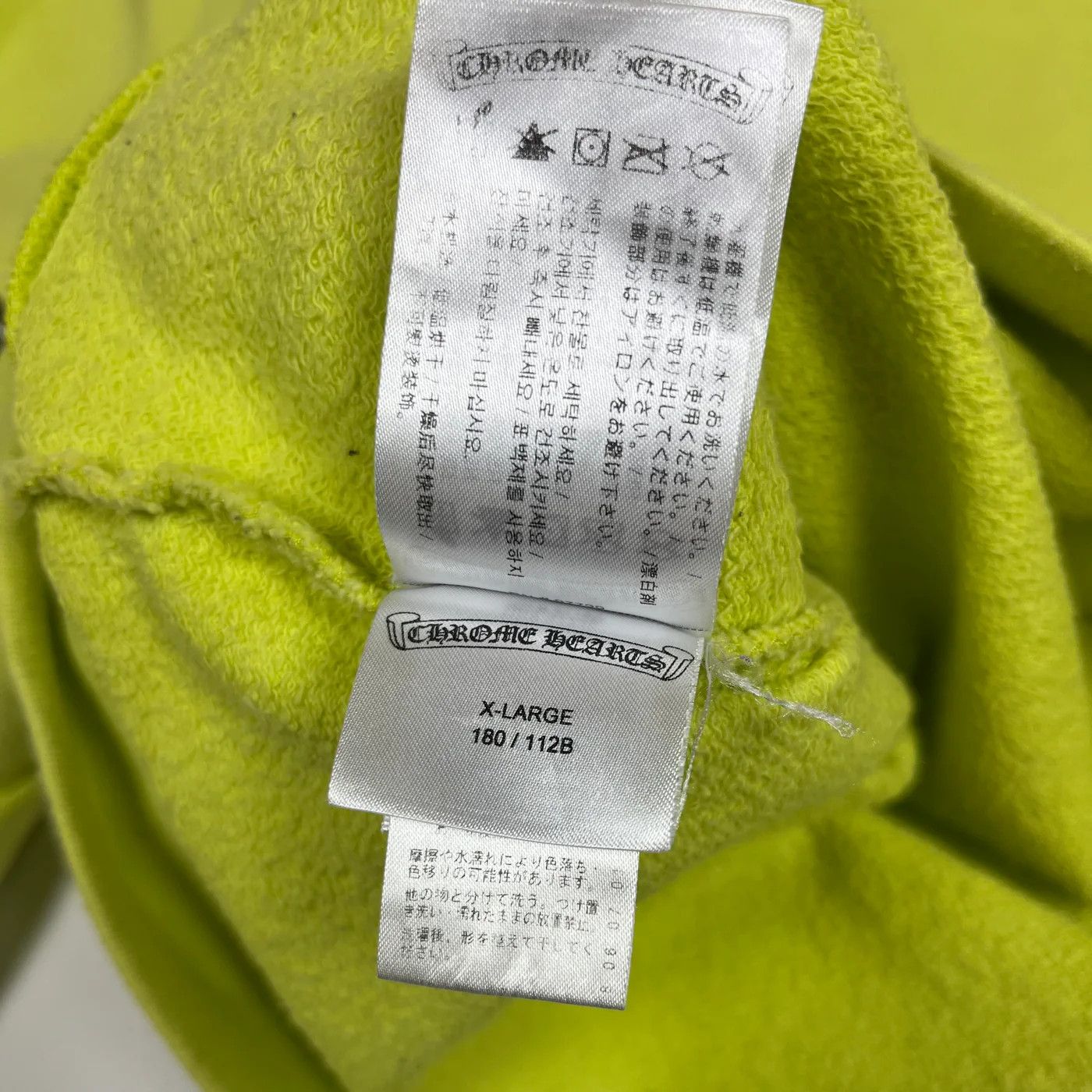 Chrome Hearts Chrome Hearts Matty Boy Lime Green Link Crewneck Size US XL / EU 56 / 4 - 9 Thumbnail