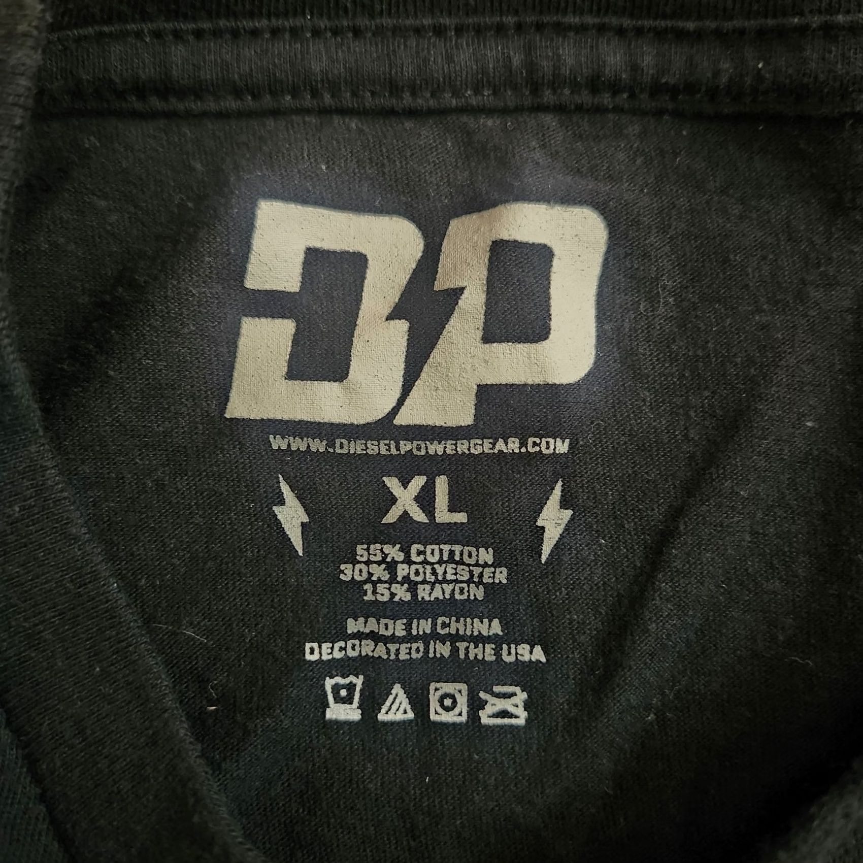 Diesel Diesel Power DP T Shirt XL Black Graphic USA Car Flag Tee Mens Regular Short Sleeve Vintage N/A Size US XL / EU 56 / 4 - 5 Thumbnail