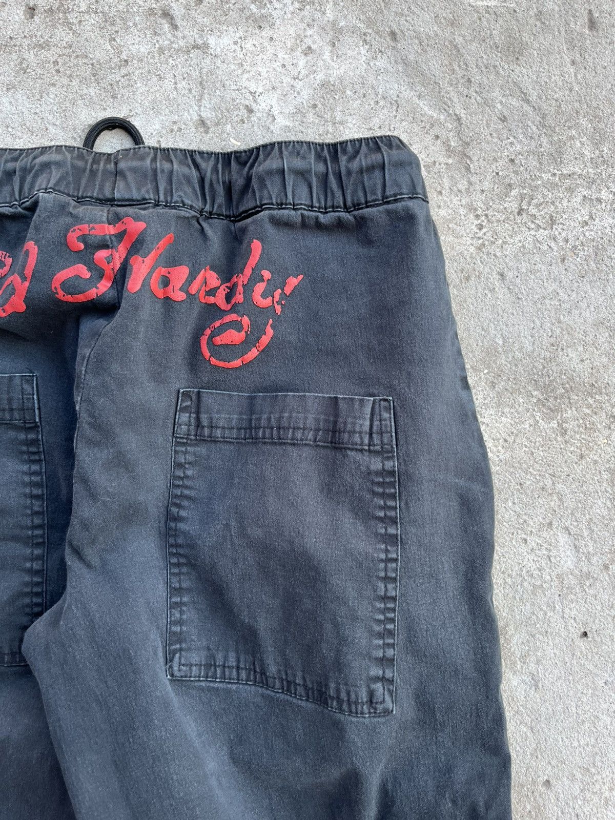 Ed Hardy Ed Hardy x Urban Outfitters Big Logo Cargo Parachute Pants Size 27" / US 4 / IT 40 - 19 Thumbnail