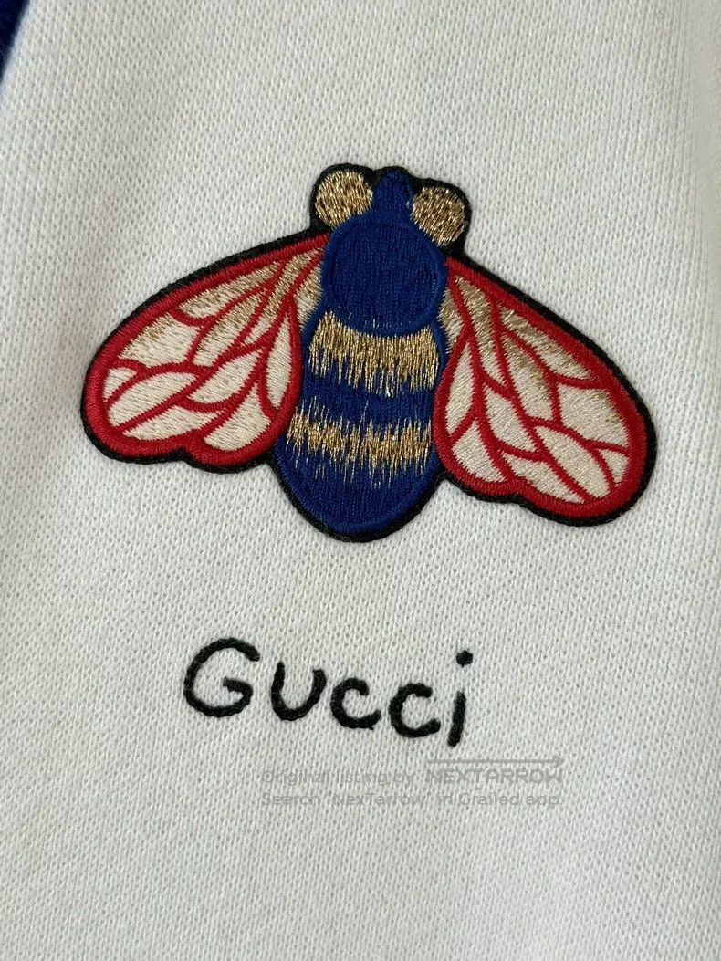 Gucci Gucci Little Bee Embroidery Knitted Cardigan coat Size XS / US 0-2 / IT 36-38 - 4 Thumbnail