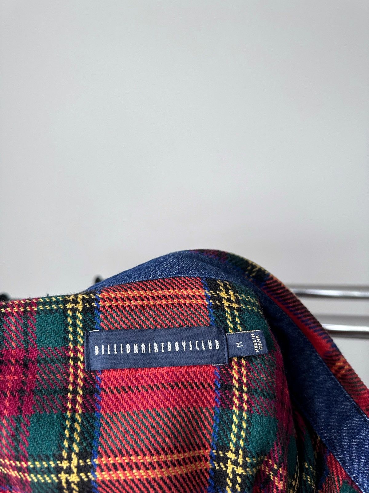 Billionaire Boys Club Billionaire Boys Club Logo Red Checked Flannel Shirt Jacket Size US M / EU 48-50 / 2 - 15 Thumbnail