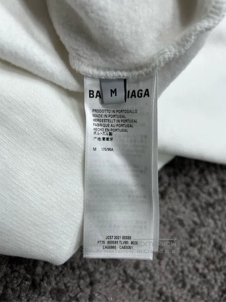 Balenciaga Balenciaga Double hook boomerang logo hooded hoodie Size US M / EU 48-50 / 2 - 6 Thumbnail