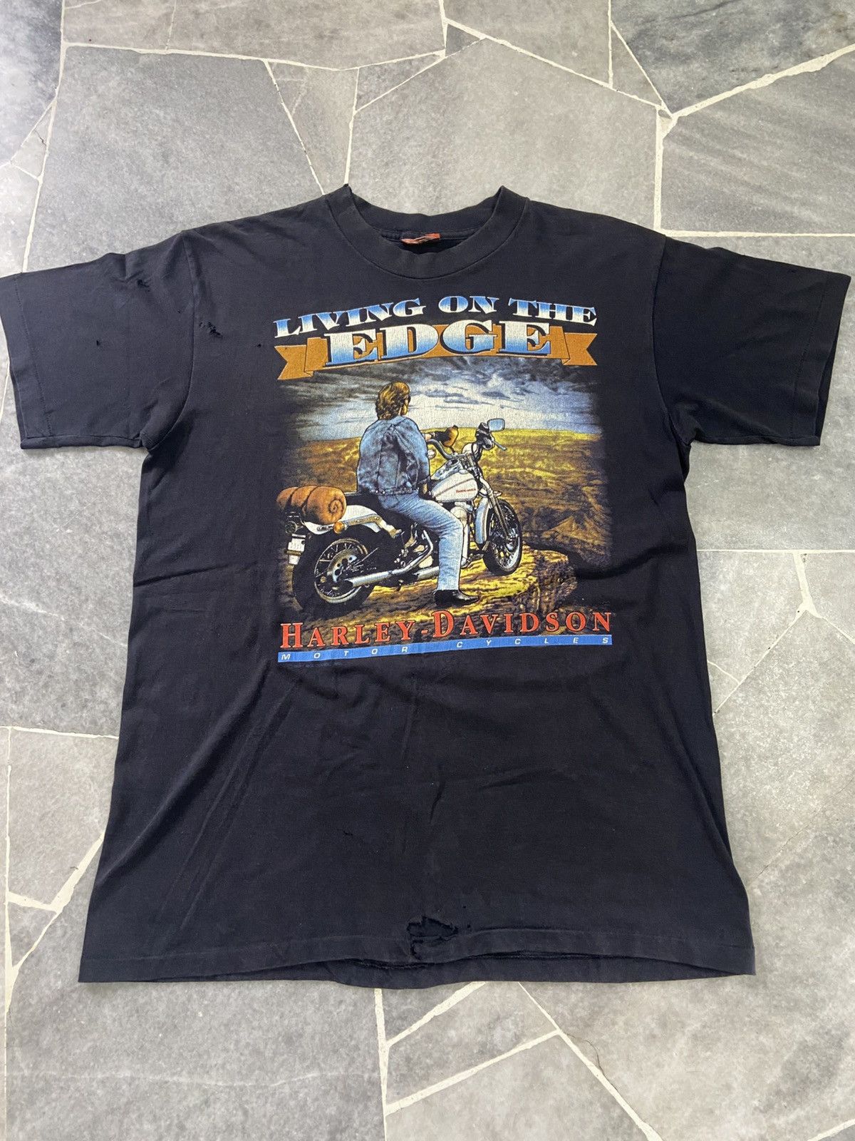 Harley Davidson Vintage 90s Harley Davidson Tee Shirt Size US L / EU 52-54 / 3 - 10 Thumbnail