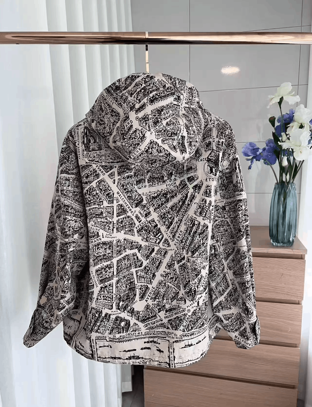 Dior Dior Paris Map Zippered Shell Jacket XS Size US XS / EU 42 / 0 - 2 Thumbnail