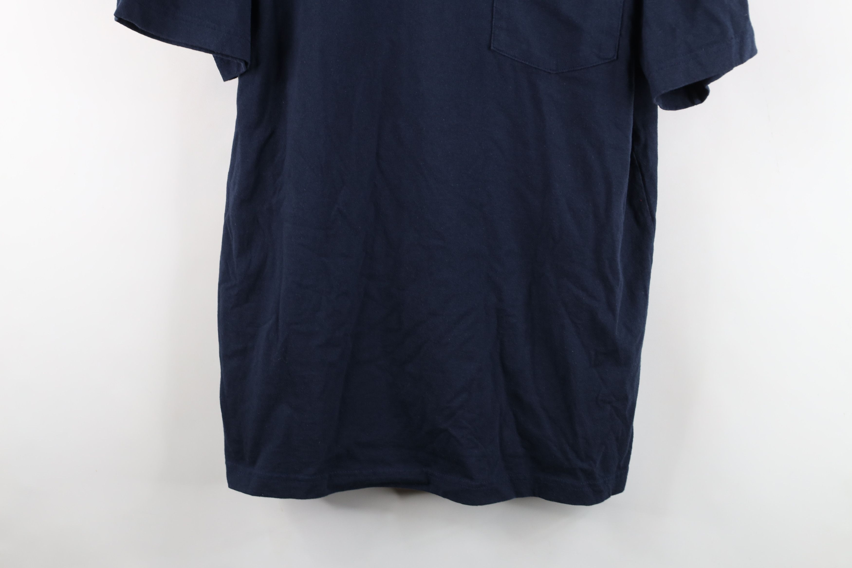 Carhartt Vintage Y2K Carhartt Spell Pocket T-Shirt Navy Blue Cotton Size US M / EU 48-50 / 2 - 3 Thumbnail