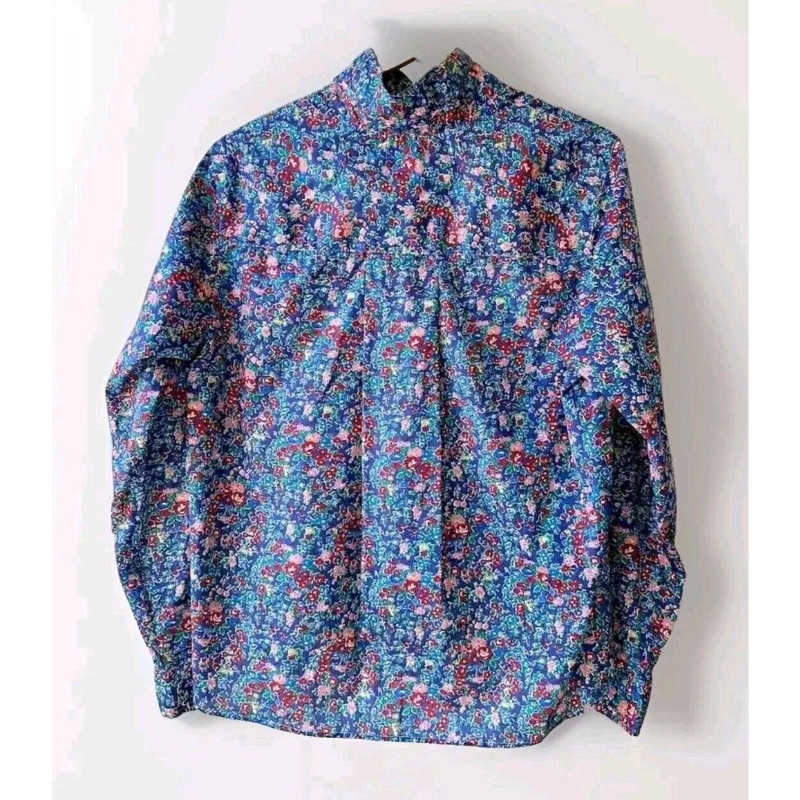 Frank & Eileen Frank & Eileen Silvio Untuckable Woven In Italy Shirt Floral Size S / US 4 / IT 40 - 5 Thumbnail