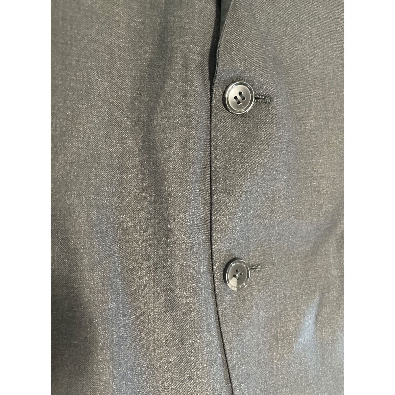 Suitsupply Suitsupply Blazer Lazio Slim Dark Gray Wool Super 110s Vitale Barberis Canonico 44L Mens Size 44R - 7 Thumbnail