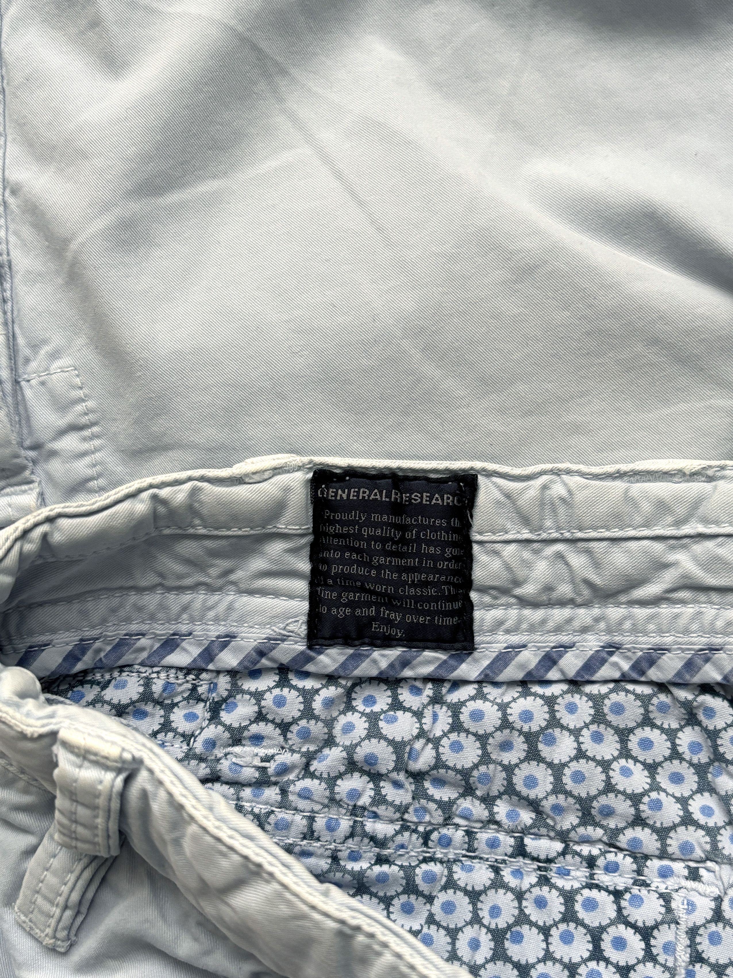 General Research ⚡️QUICK SALE⚡️General Research Pale Blue Cargo Shorts Size US 30 / EU 46 - 4 Thumbnail