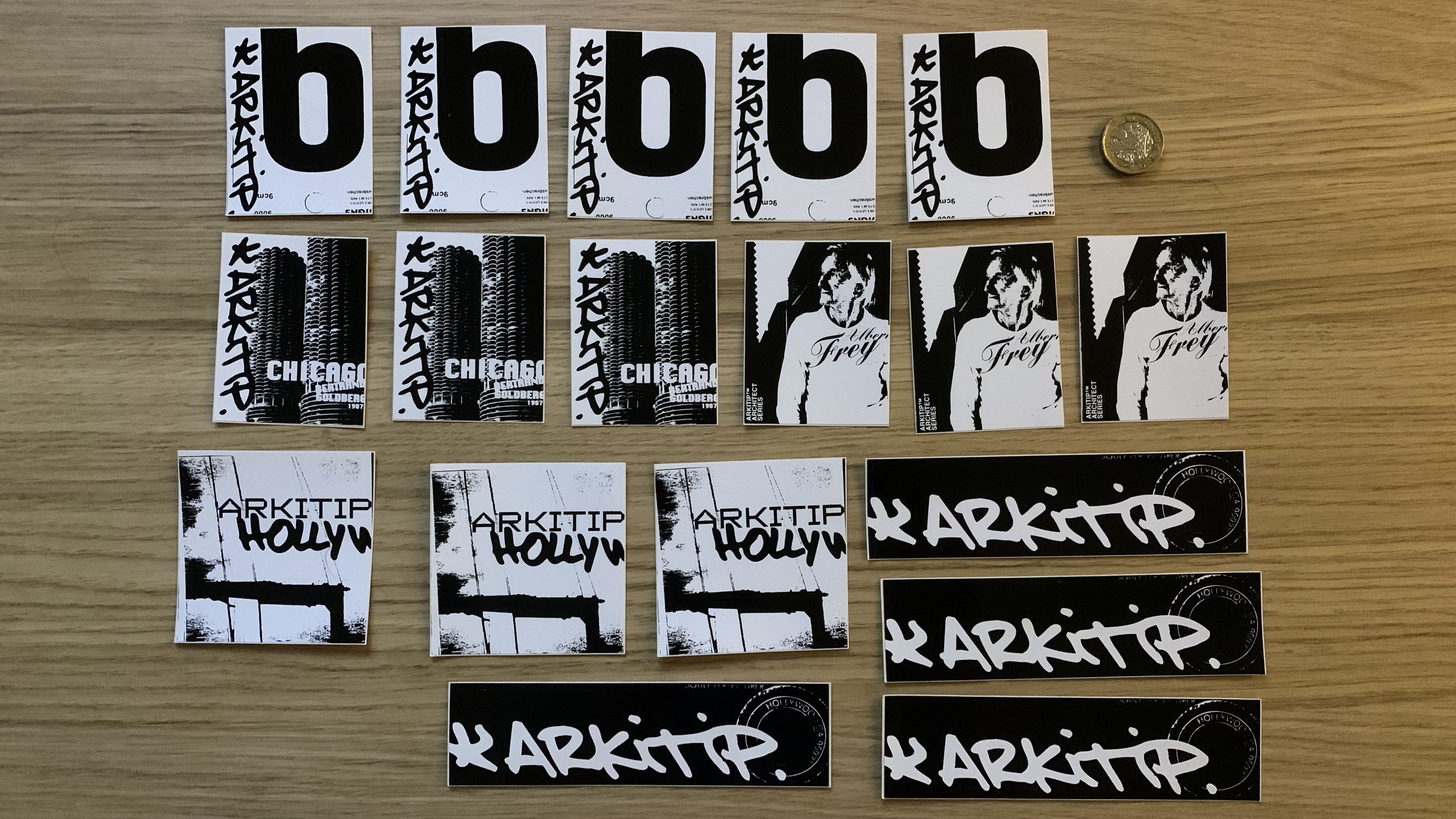 Arkitip Magazine Limited edition Arkitip "DECAL0001" set. Size ONE SIZE - 2 Thumbnail