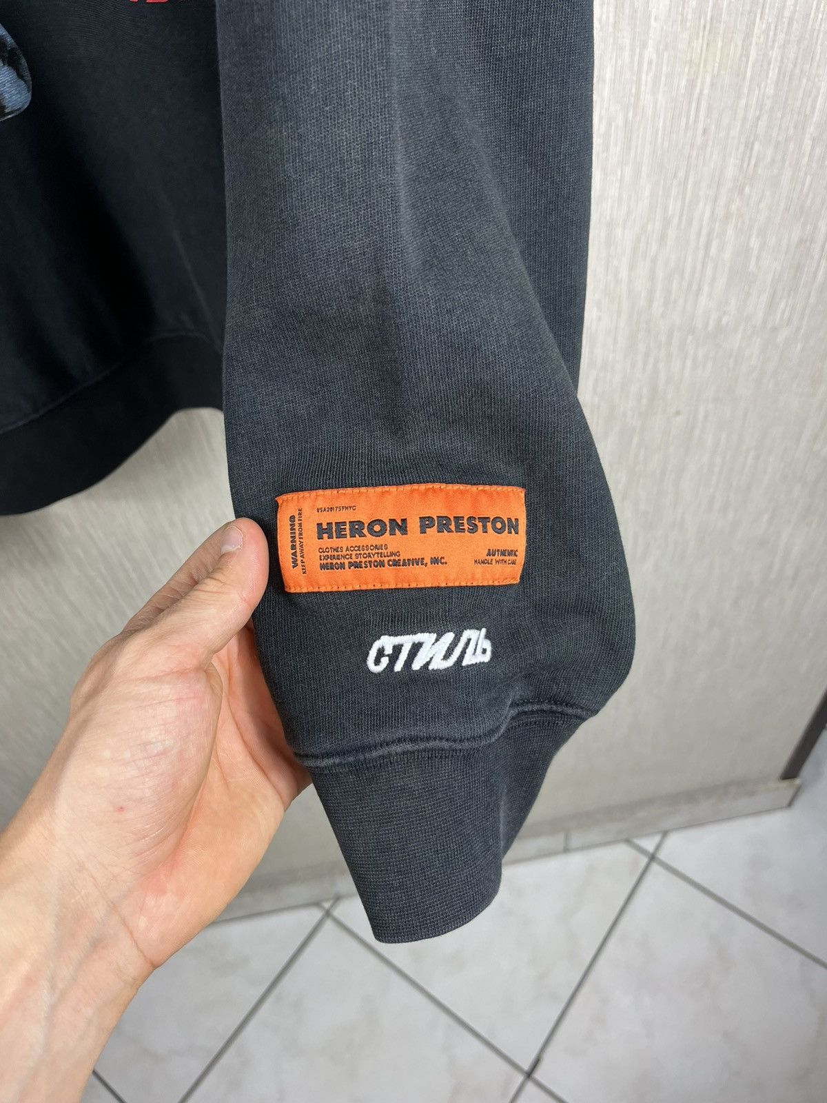 Heron Preston Heron Preston Dover oversize distressed crewneck sweatshirt Size US S / EU 44-46 / 1 - 16 Thumbnail