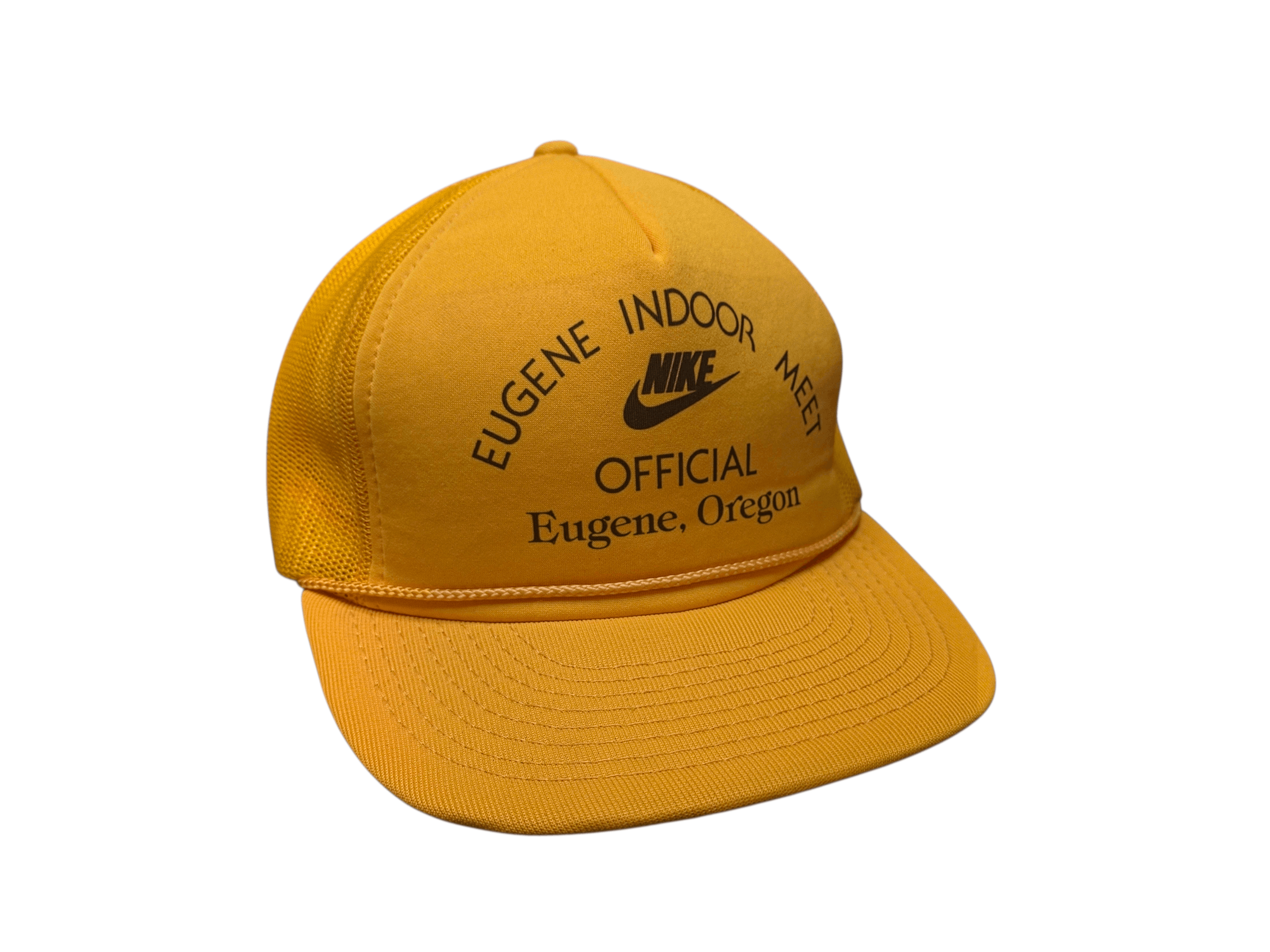Nike Vintage 80s Nike Eugene Oregon Mesh Trucker Snapback Hat Size ONE SIZE - 1 Thumbnail