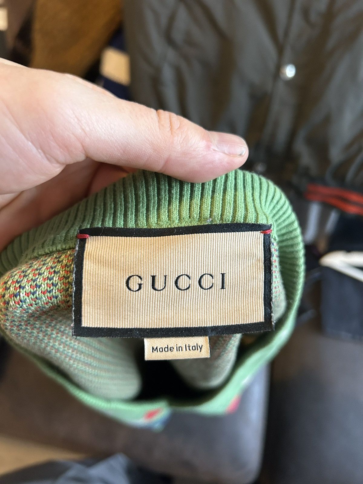 Gucci Green GG Spencer Size US M / EU 48-50 / 2 - 8 Thumbnail