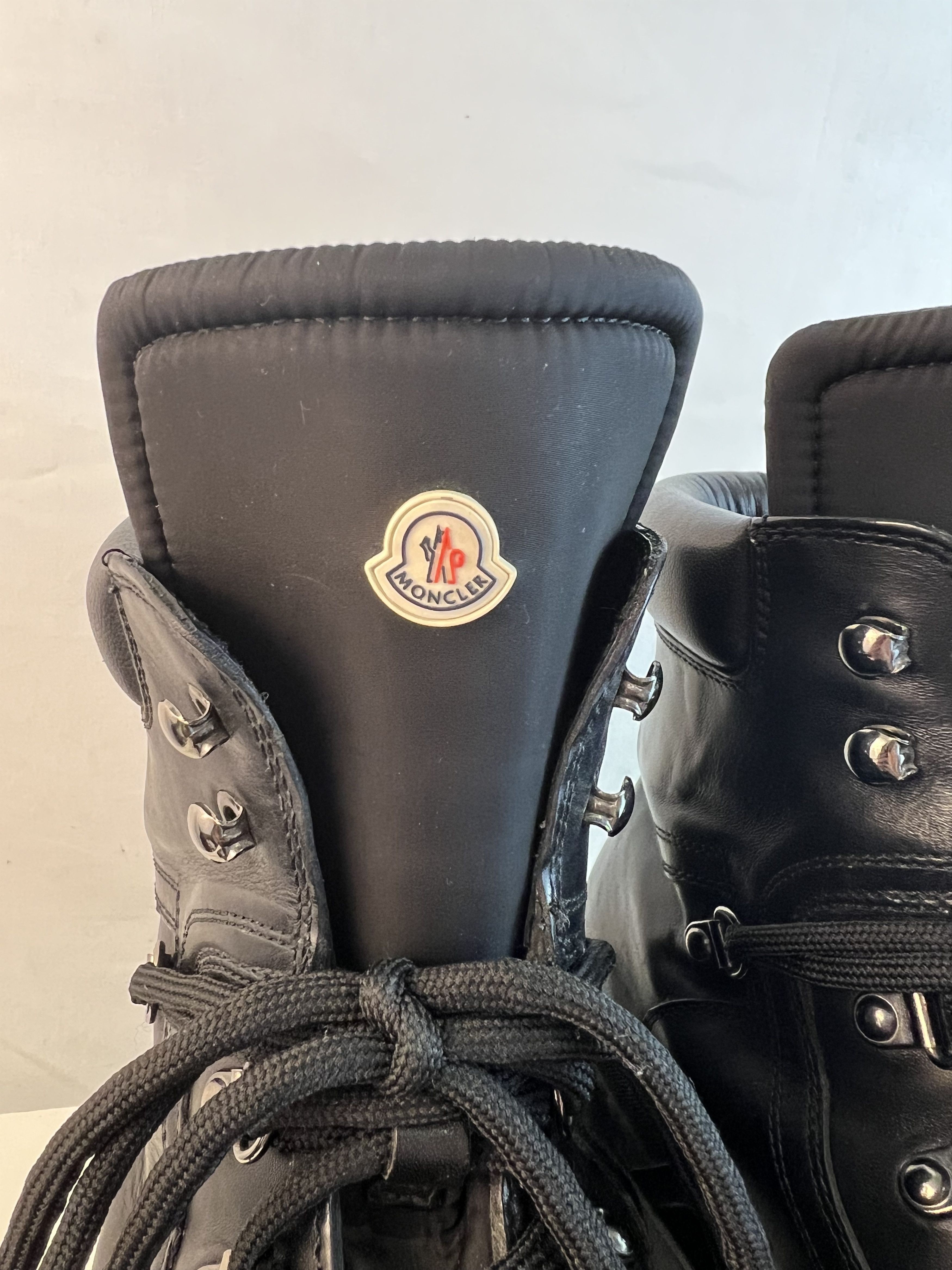 Moncler Moncler - Gently Worn Hiking Boot in Smooth Leather Size 11 Size US 11 / EU 44 - 8 Thumbnail