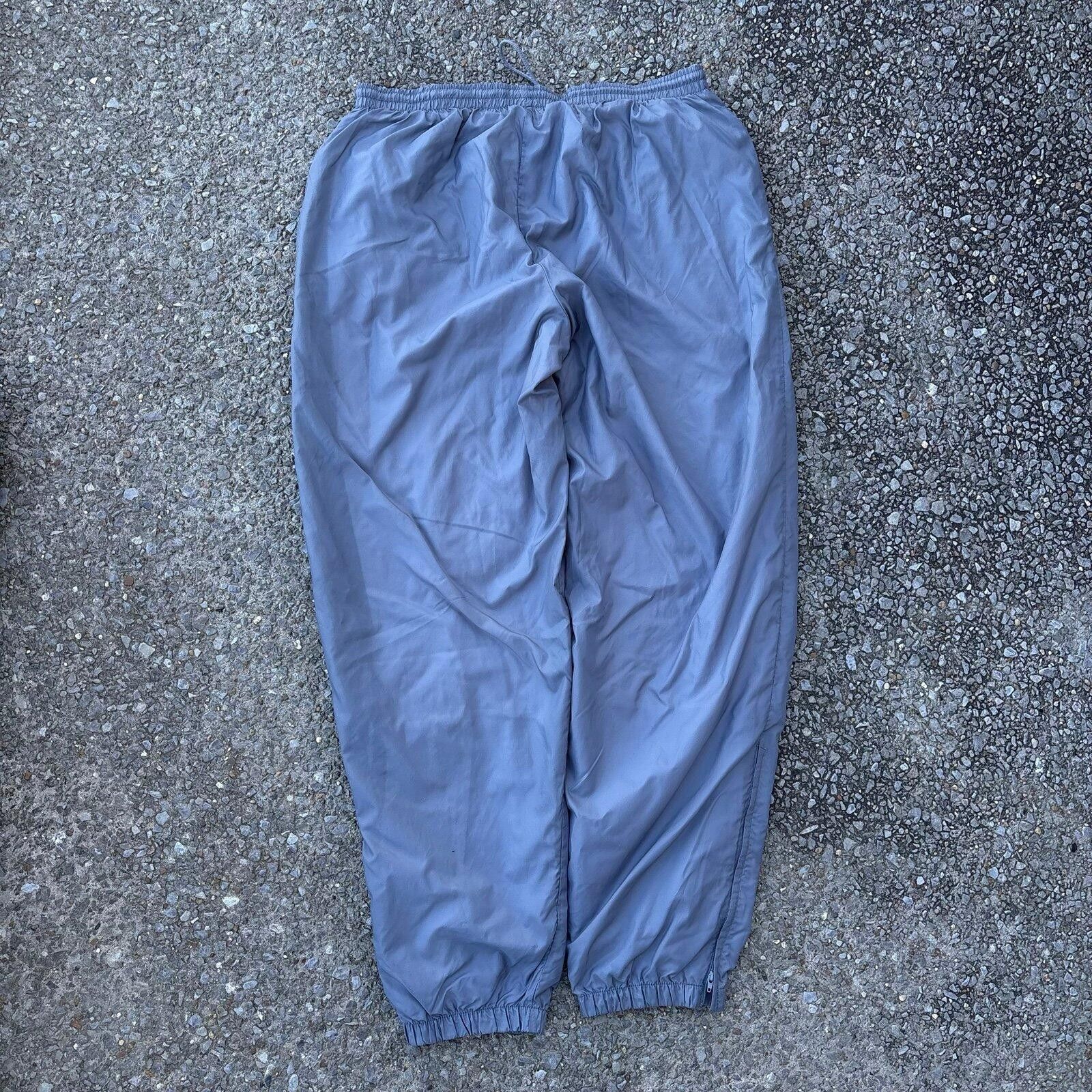 Nike Vintage 90s gray Nike track pants Size ONE SIZE - 6 Thumbnail