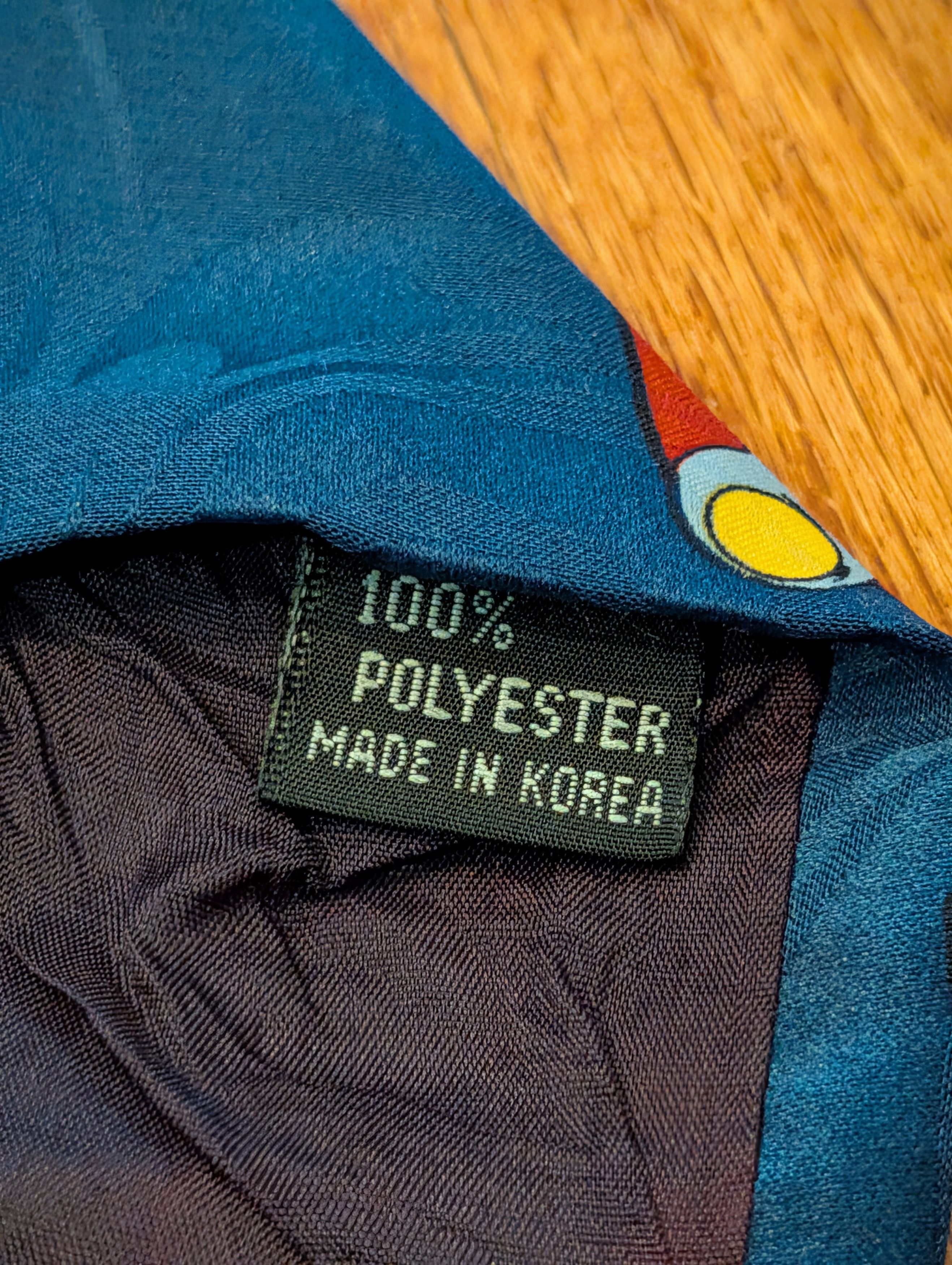 Cartoon Network VTG 1993 Warner Bros Balancine Hot Cakes Bugs Taz Daffy Tie Size ONE SIZE - 4 Thumbnail