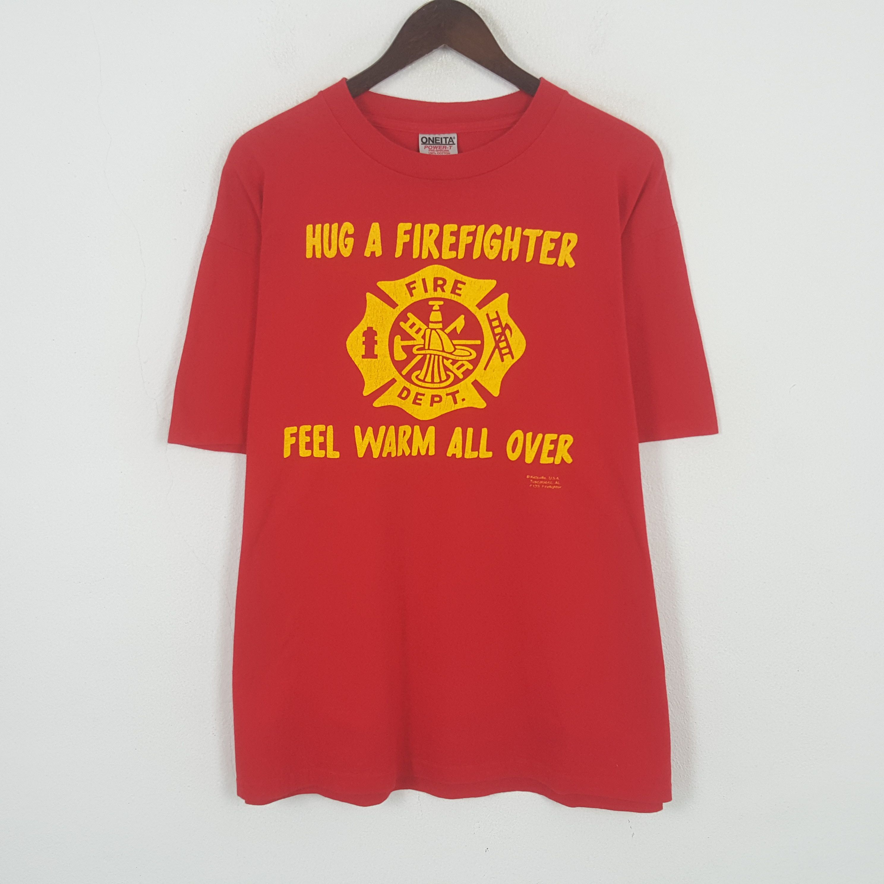Other Vintage Hug A Firefinger Tshirt Size US XL / EU 56 / 4 - 1 Thumbnail