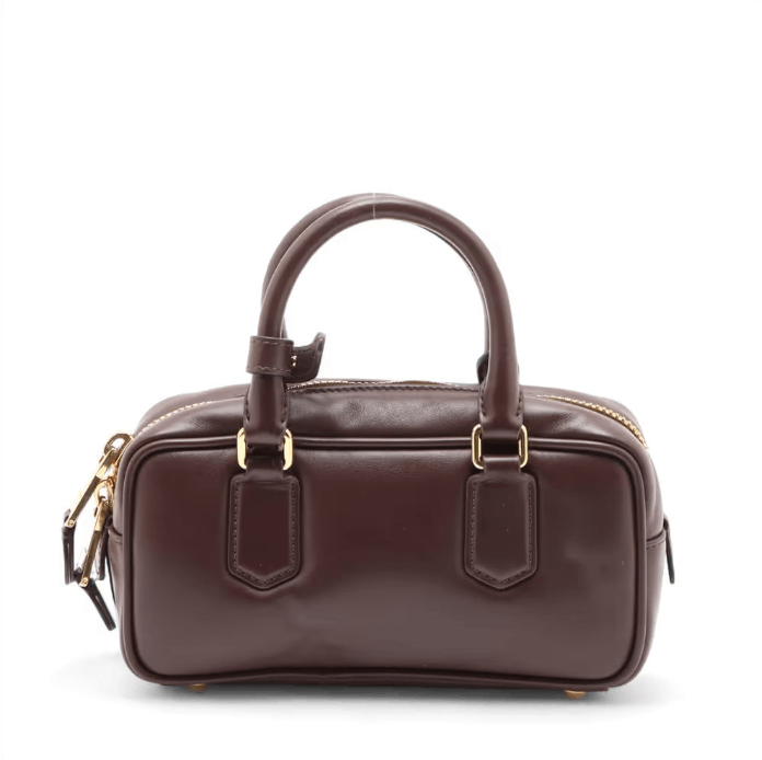 Miu Miu Arkady Leather Two-Way Handbag Size ONE SIZE - 2 Thumbnail