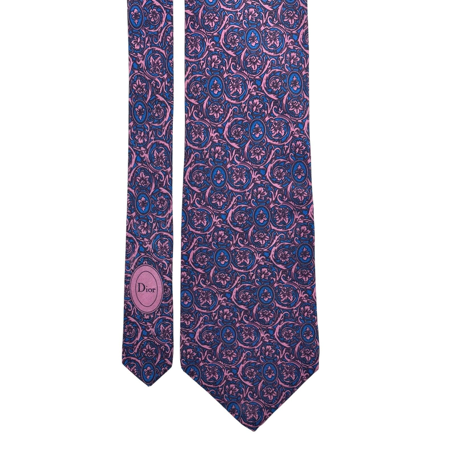 Christian Dior Monsieur Christian Dior Abstract Pattern Tie Size ONE SIZE - 1 Thumbnail