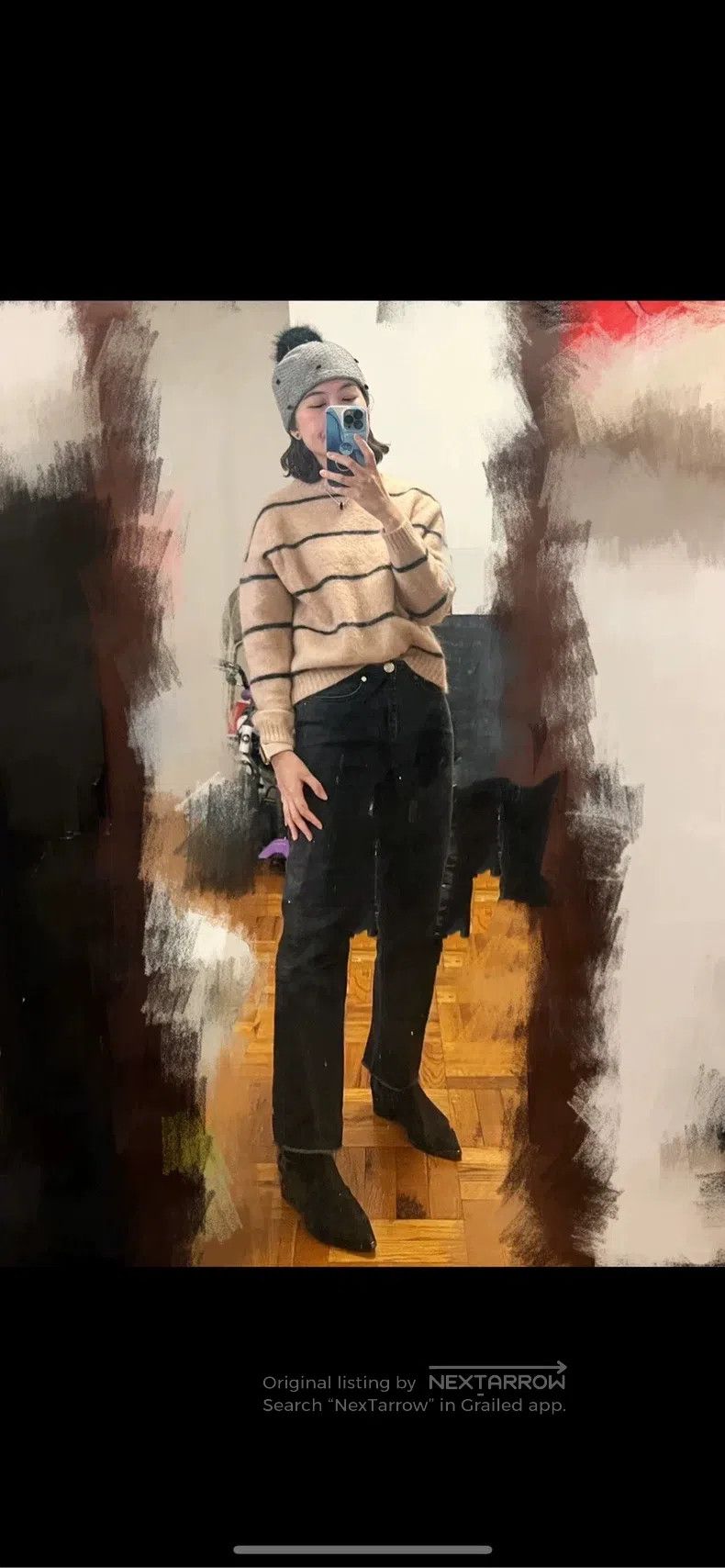Acne Studios Acne Studios Mohair Striped Knit Sweater Size US XXS / EU 40 - 9 Thumbnail