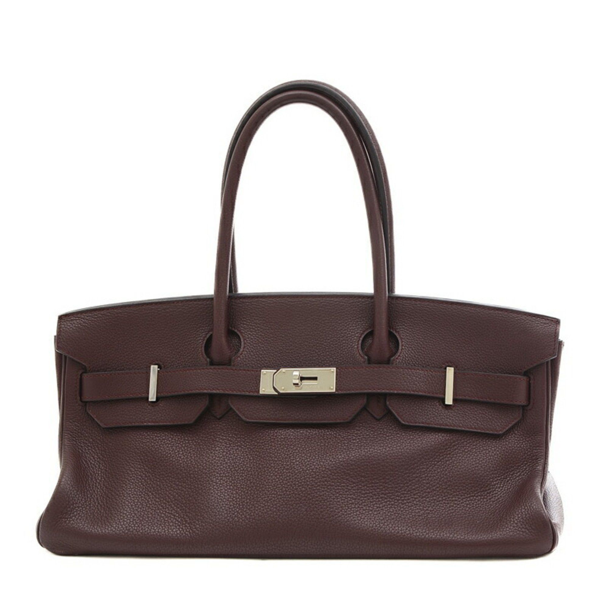 image of Hermes Birkin Shoulder Shoulder in Burgundy, Women's
