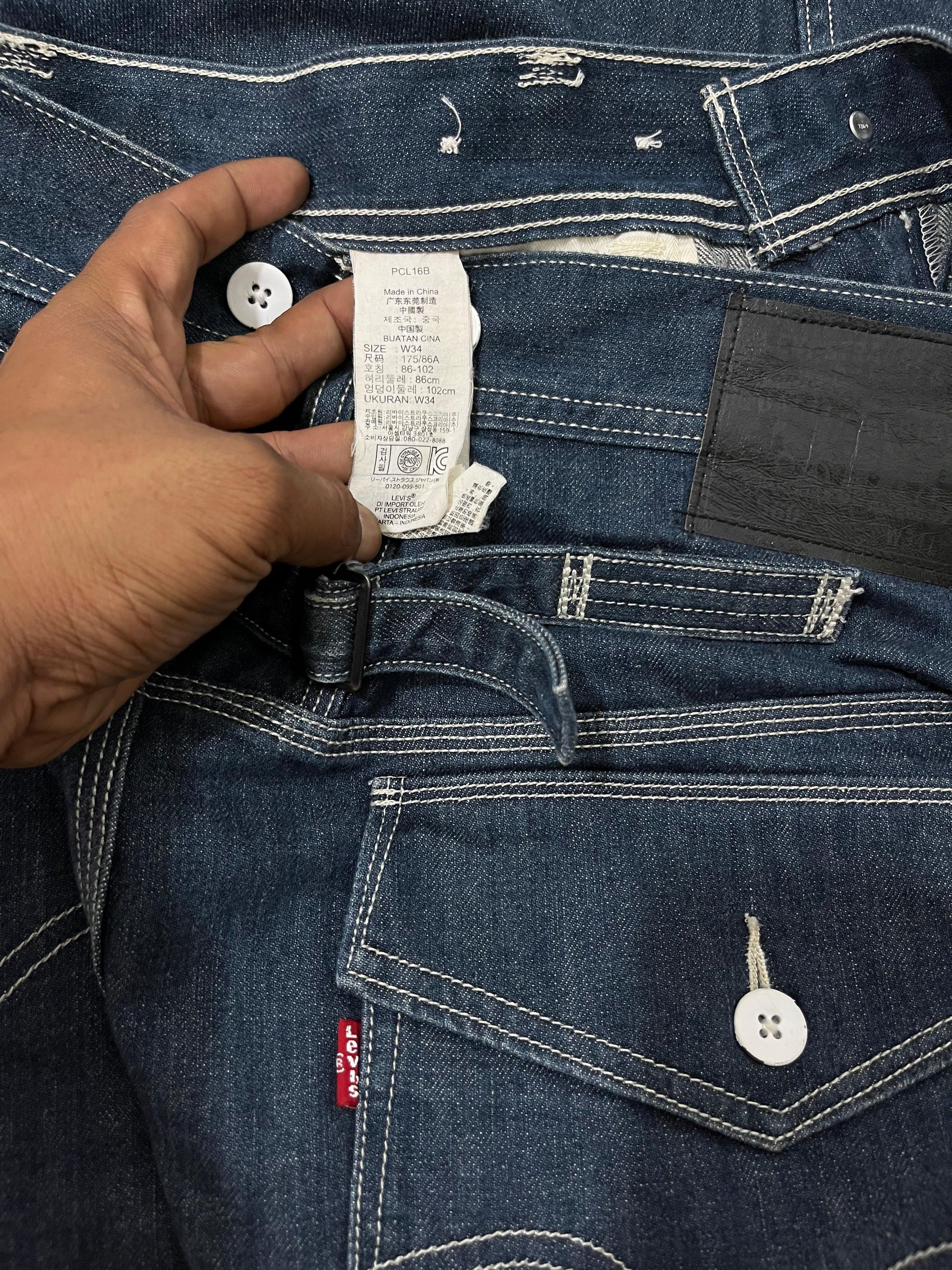Levi's 💥Rare💥Levis 560 Buckle Jorts Denim Size US 34 / EU 50 - 8 Thumbnail