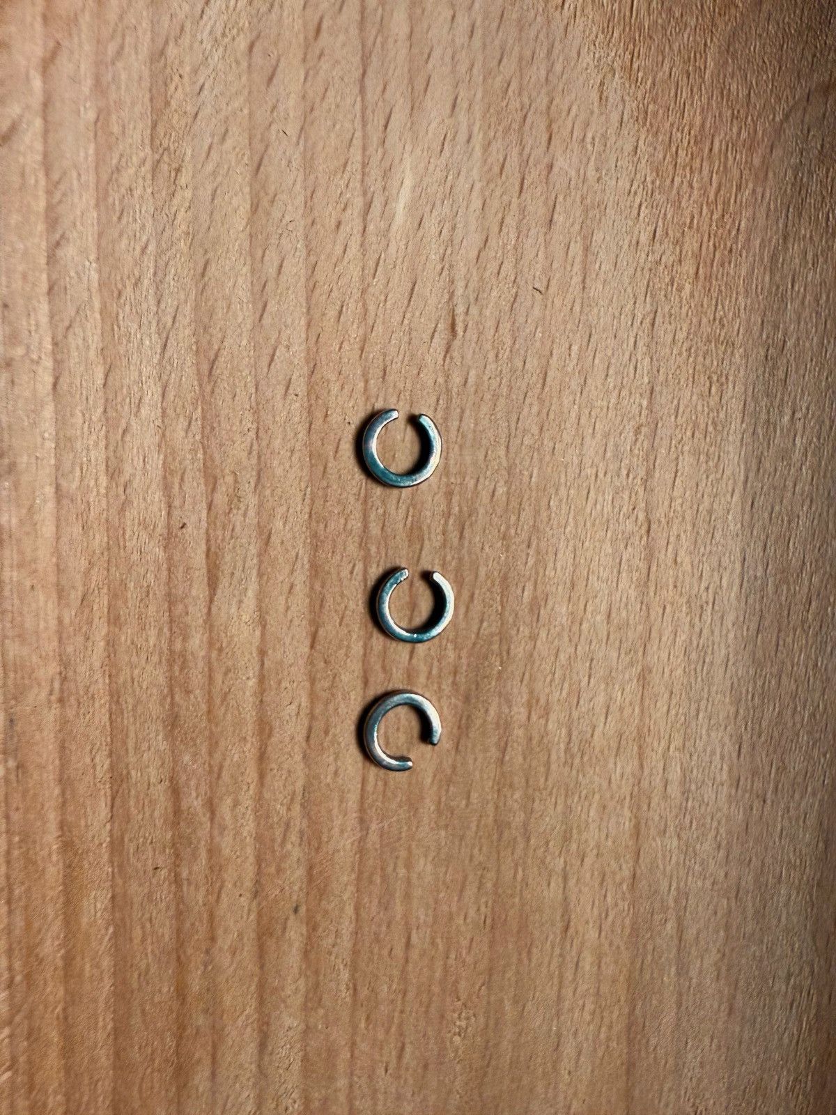 Other Set of 3 Silver Ear Cuffs – Minimalist Non-Pierced Ear Size ONE SIZE - 1 Thumbnail