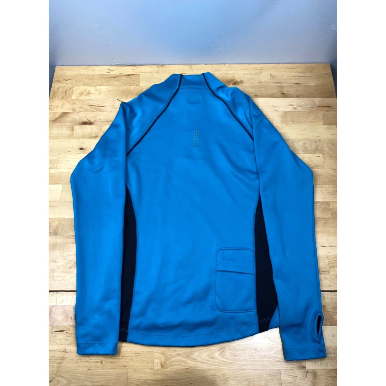 Vintage Road Runner Womens Pullover Sweatshirt 1/4 Zip Blue Activewear Running S Womens Size S / US 4 / IT 40 - 2 Thumbnail