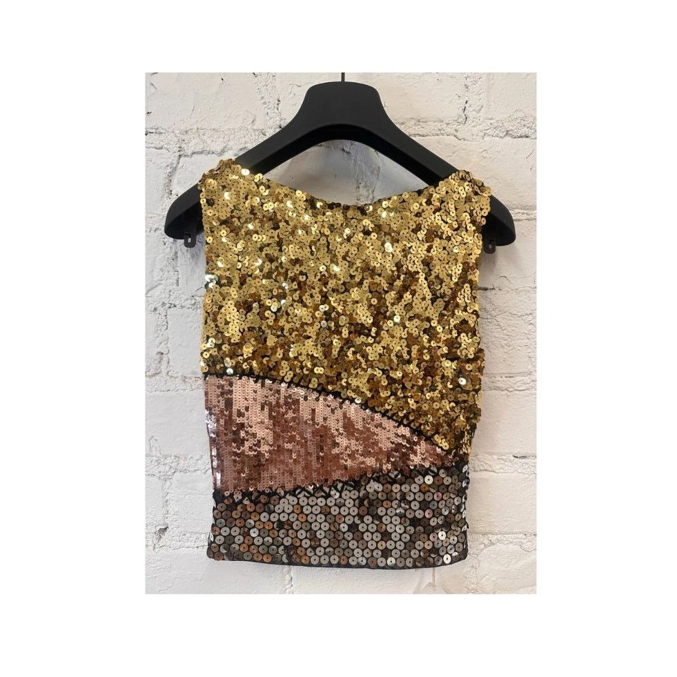 Moschino AW15 MOSCHINO COUTURE x Jeremy Scott Embellished Cropped Top Size S / US 4 / IT 40 - 9 Thumbnail