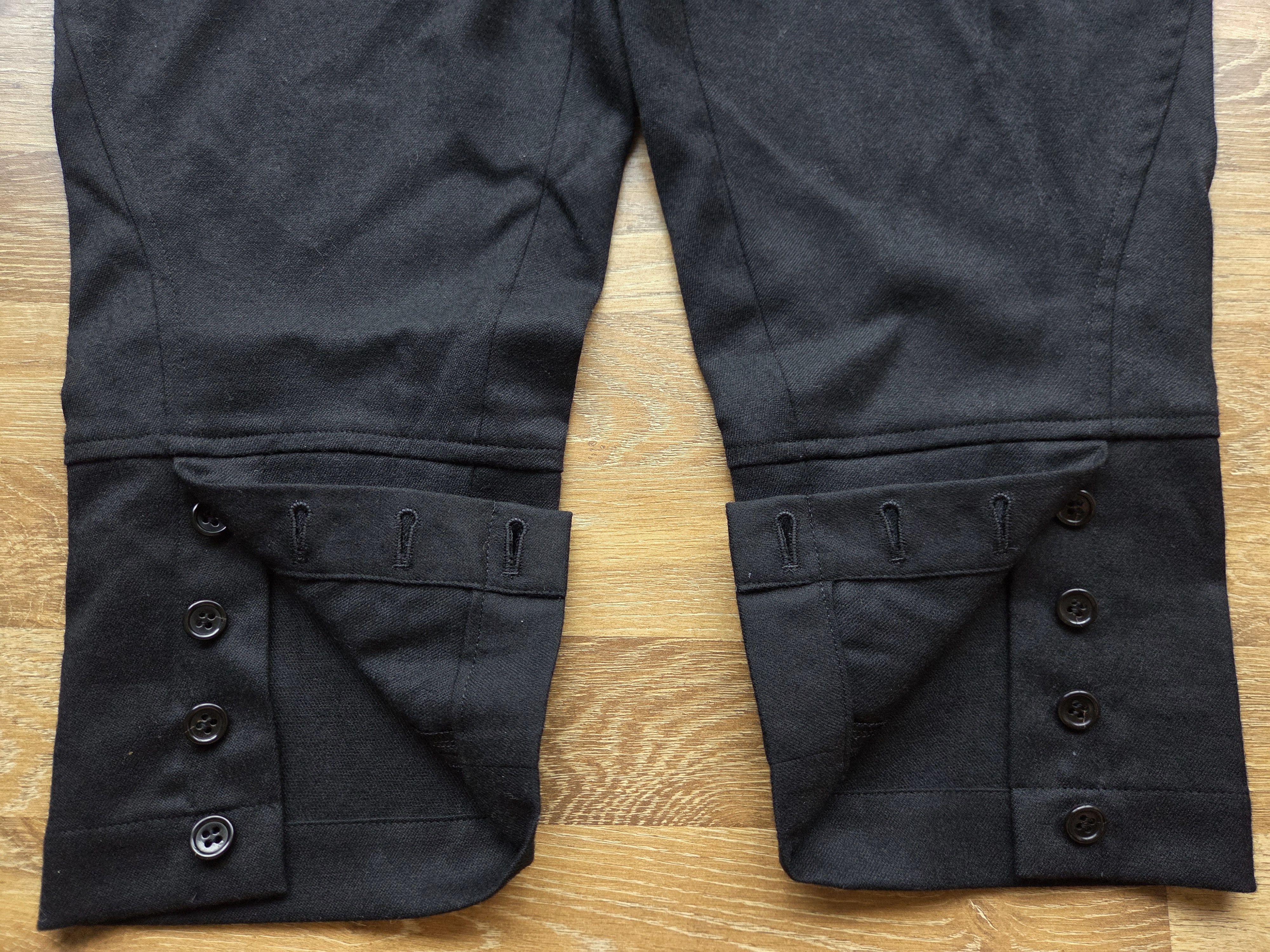 Comme des Garcons AD2010 Black Comme Des Garcons CDG Japan Jodhpur Ankle Pants Size 30" / US 8 / IT 44 - 8 Thumbnail