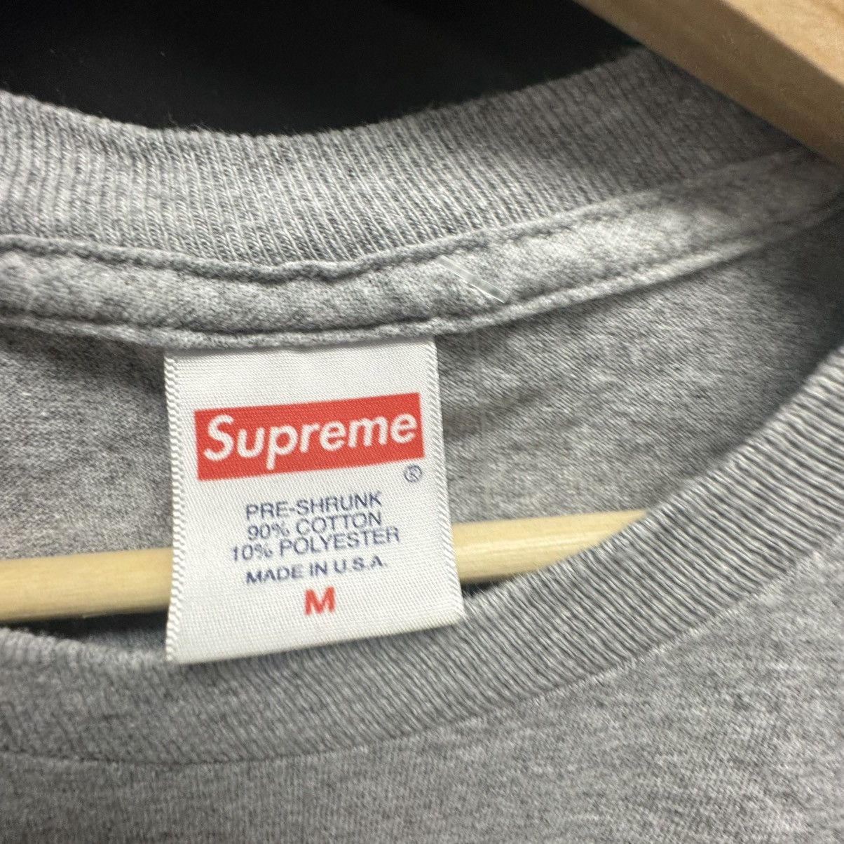 Supreme Supreme Rick Rubin Tee Heather Grey Size US M / EU 48-50 / 2 - 3 Thumbnail