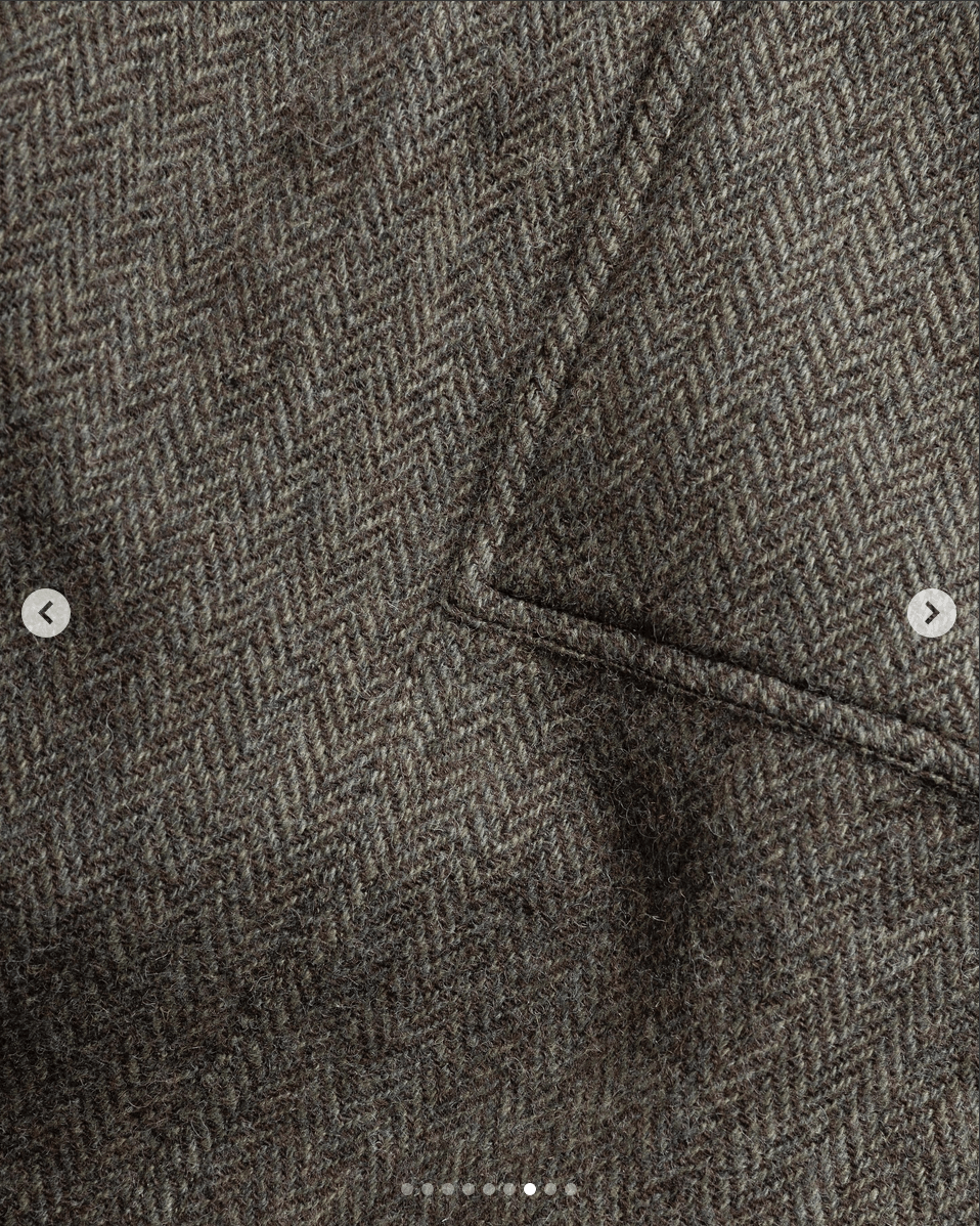 18 East Wool Tweed Roy Baker Pants Size US 32 / EU 48 - 2 Thumbnail