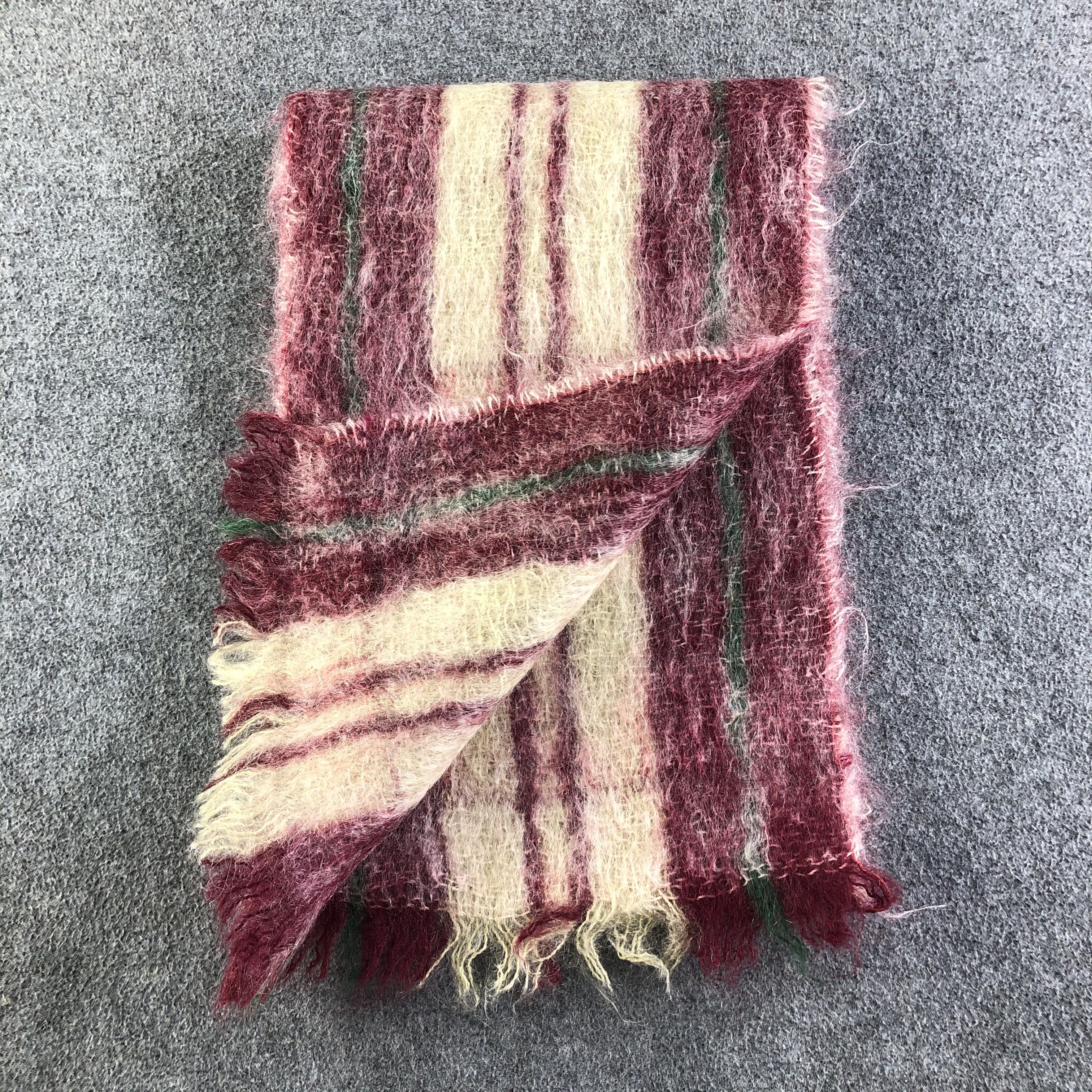 Vintage Glen Cree Mohair Scarf / Muffler / Neckwear P062 Size ONE SIZE - 5 Thumbnail