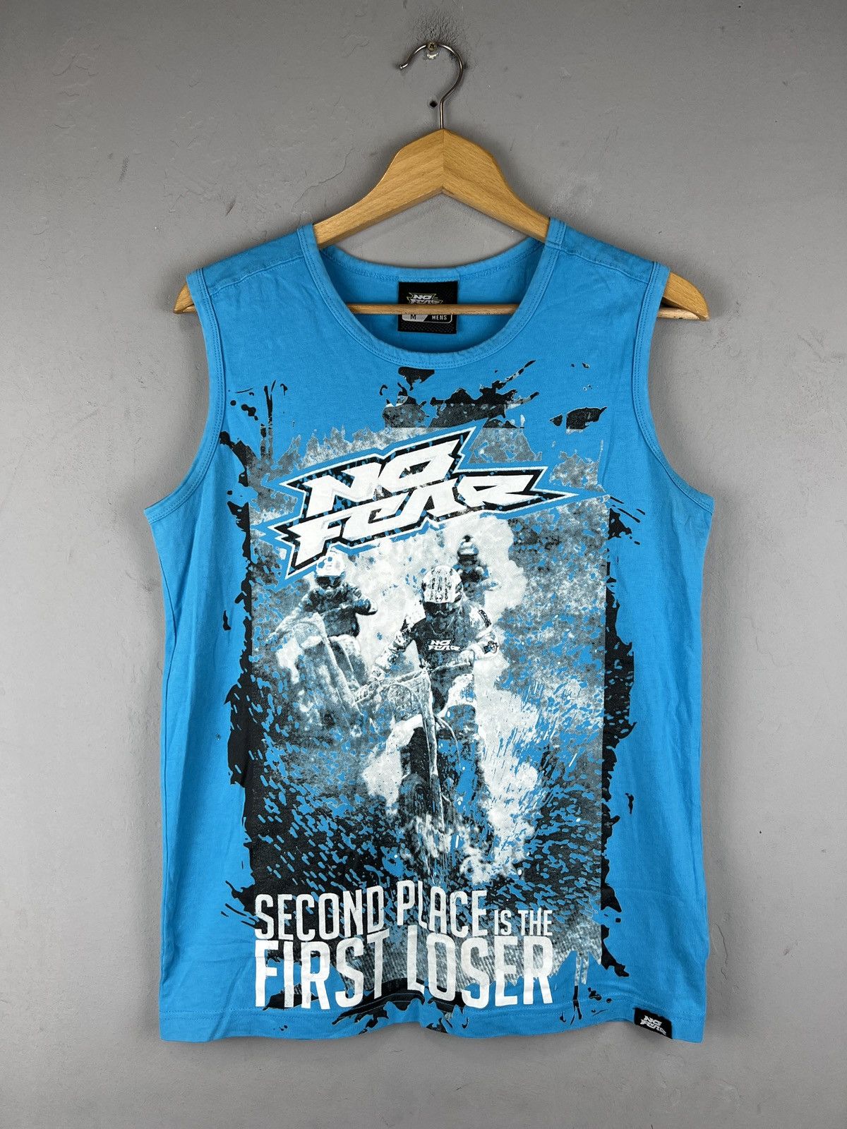 No Fear × Vintage Vintage No Fear Y2K Tank Top Motorcycle First Looser Size US M / EU 48-50 / 2 - 1 Thumbnail