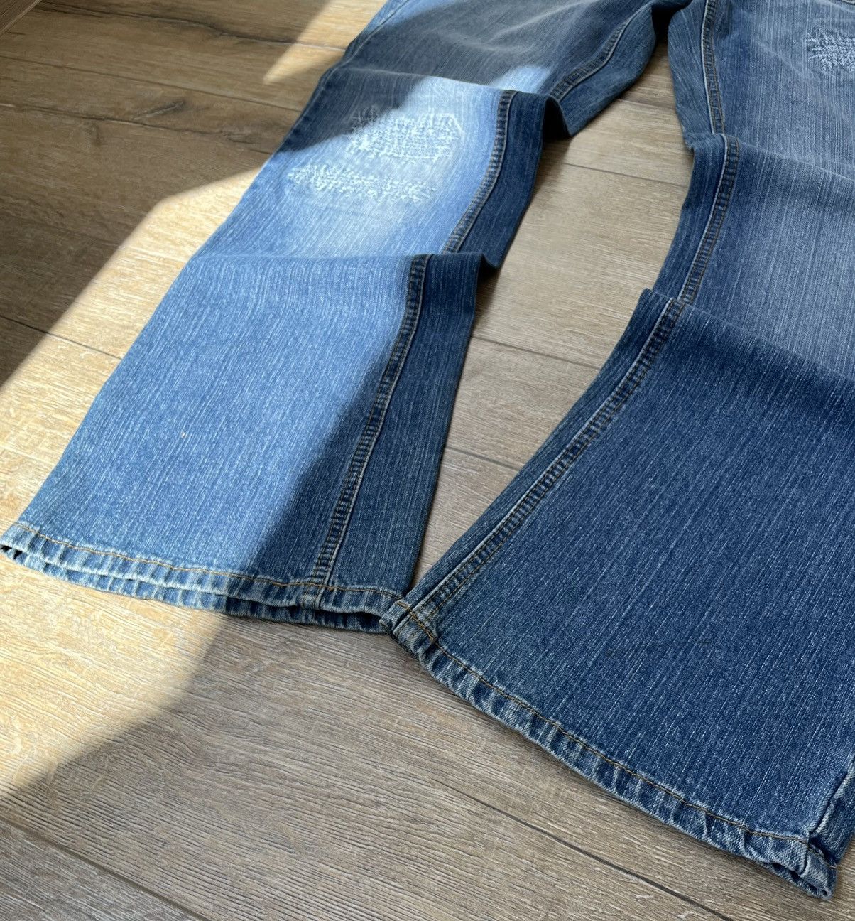 Hysteric Glamour CRAZY IF SIX WAS NINE STYLE FLARED Y2K JEANS Size US 32 / EU 48 - 7 Thumbnail
