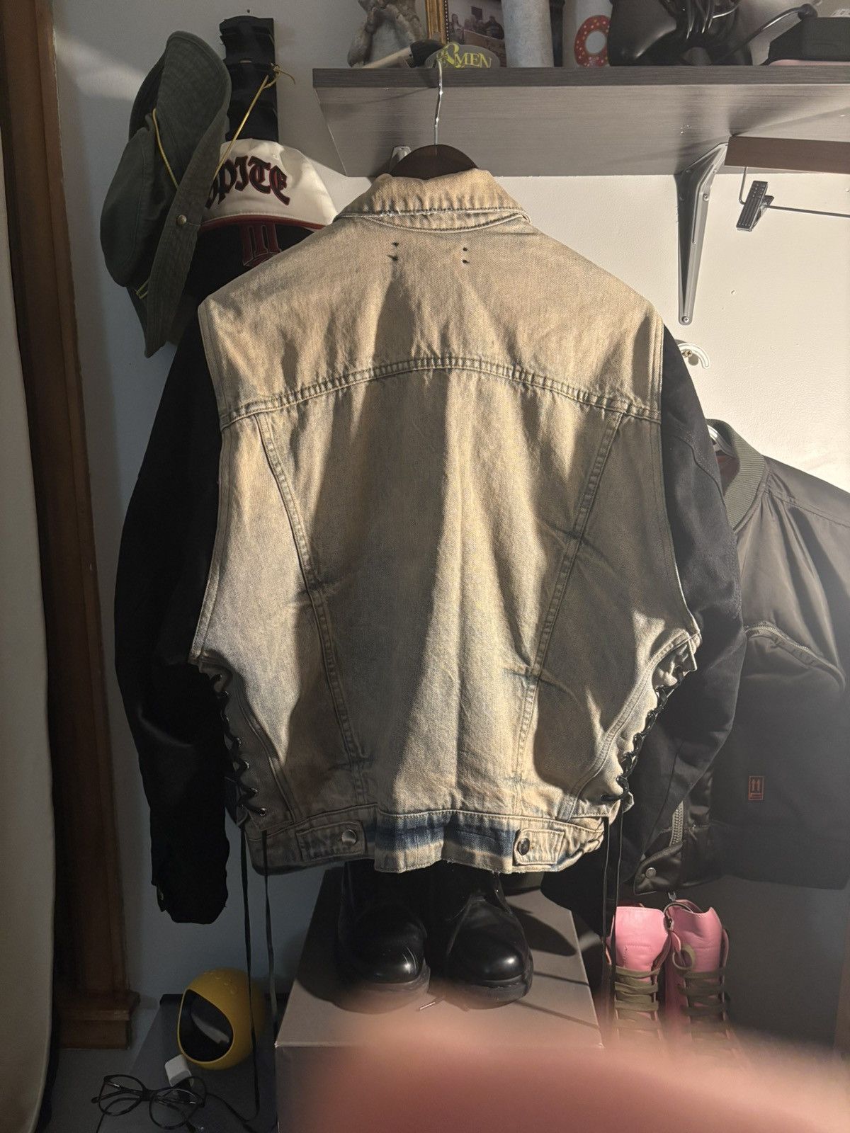Amiri Amiri Two Tone Trucker Jacket Size US M / EU 48-50 / 2 - 6 Thumbnail