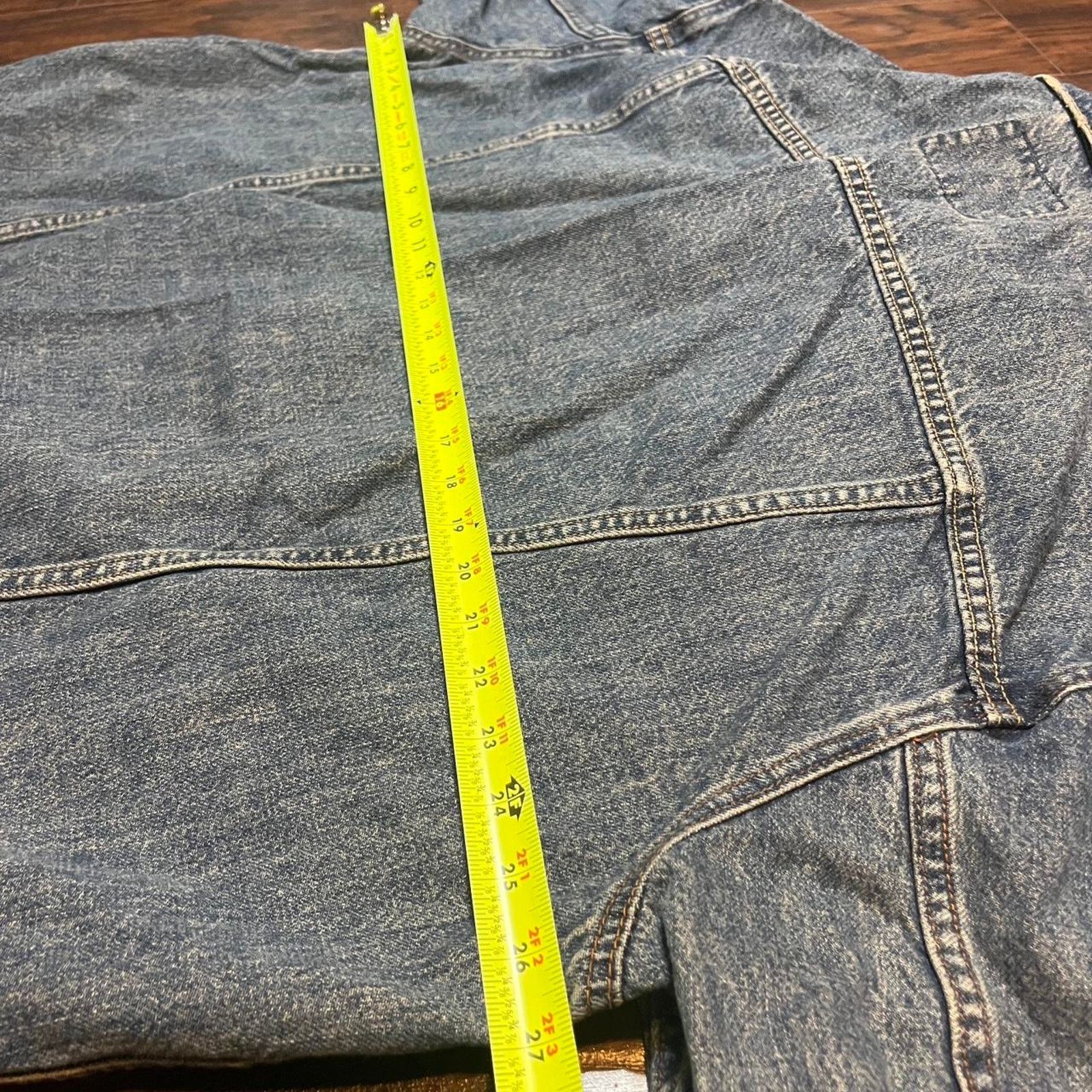 Levi's Vintage Levis Stratus Signature Denim Trucker Jacket Size US XXL / EU 58 / 5 - 4 Thumbnail