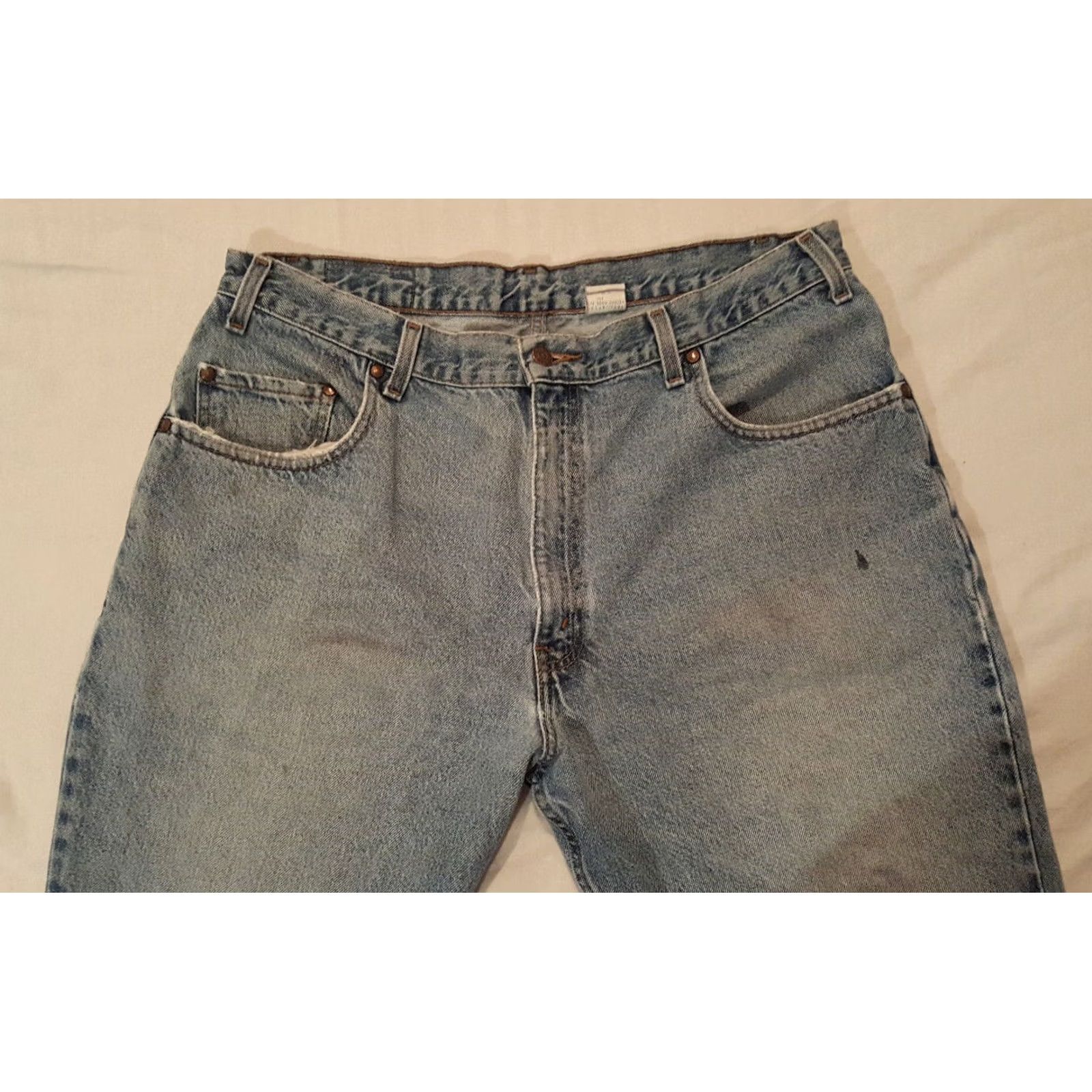 Levi's VINTAGE Levi's Loose Fit Faded Grunge Men's Size 38x29 Tapered Rock Jeans Size US 38 / EU 54 - 3 Thumbnail