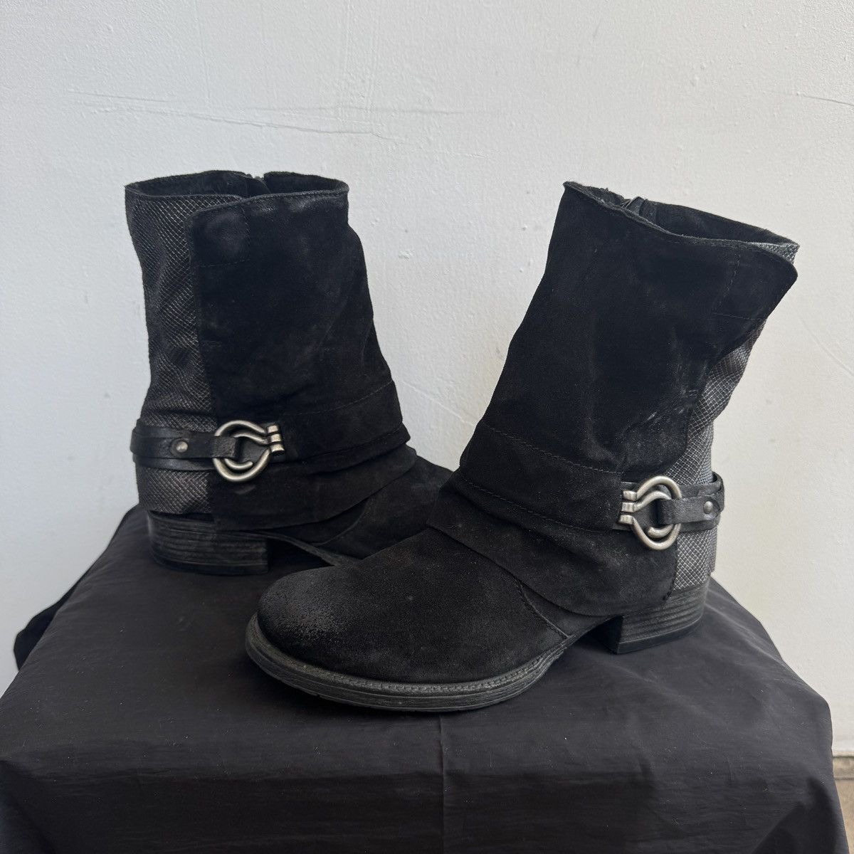 If Six Was Nine Vintage Avant Garde Boots Shoes Leather Style Rick Owens Size US 9 / IT 39 - 3 Thumbnail