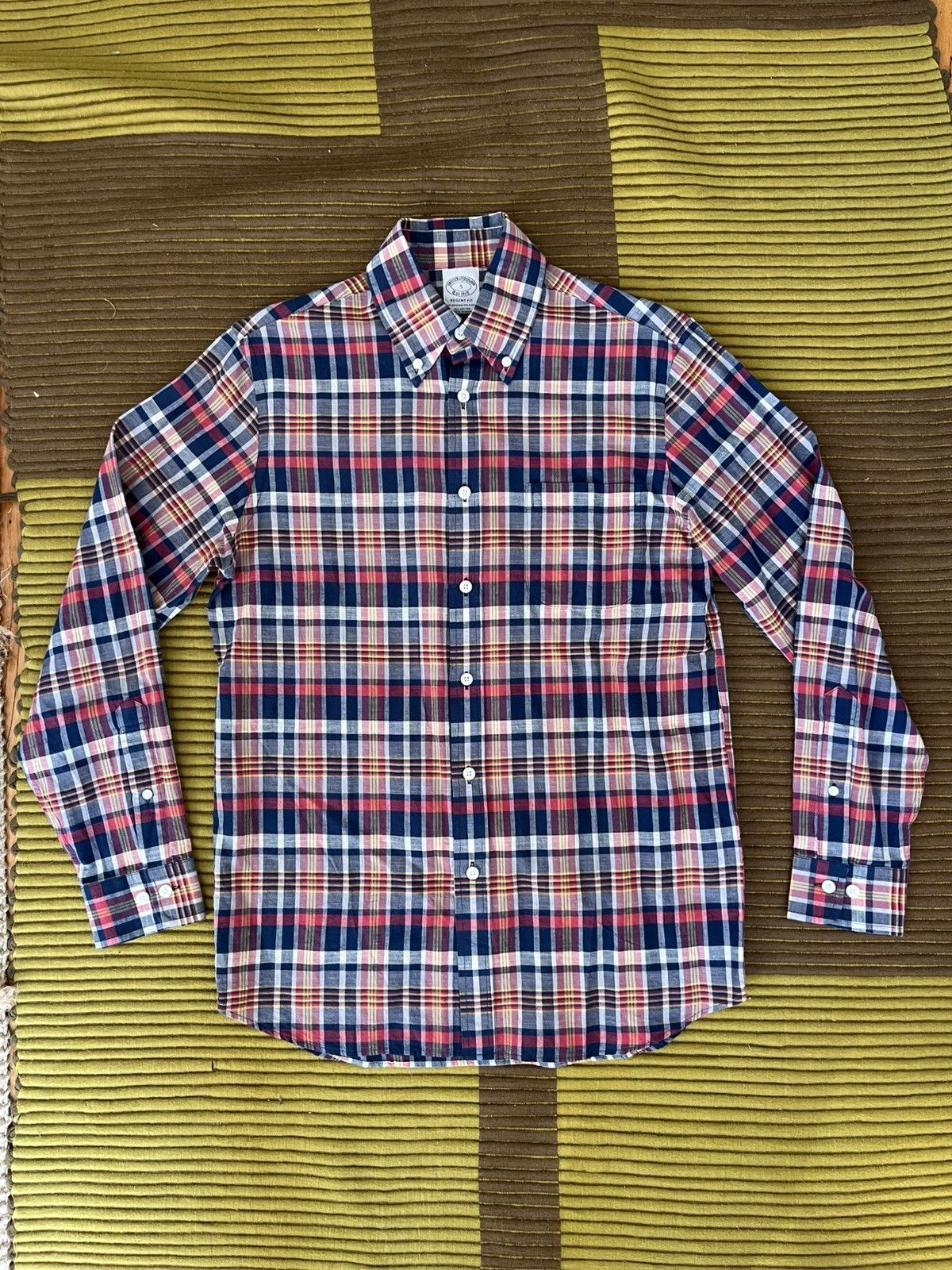Brooks Brothers Madras Plaid Shirt Size US S / EU 44-46 / 1 - 1 Thumbnail