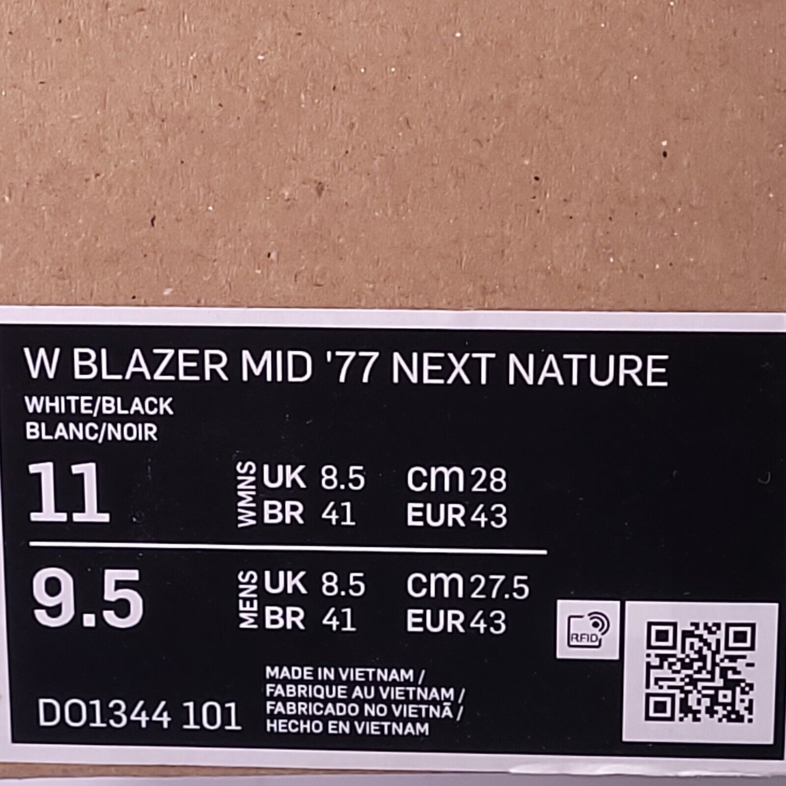 Nike Nike Blazer Mid '77 Next Nature Womens Size 11 DO1344-101 Size US 11 / IT 41 - 9 Thumbnail