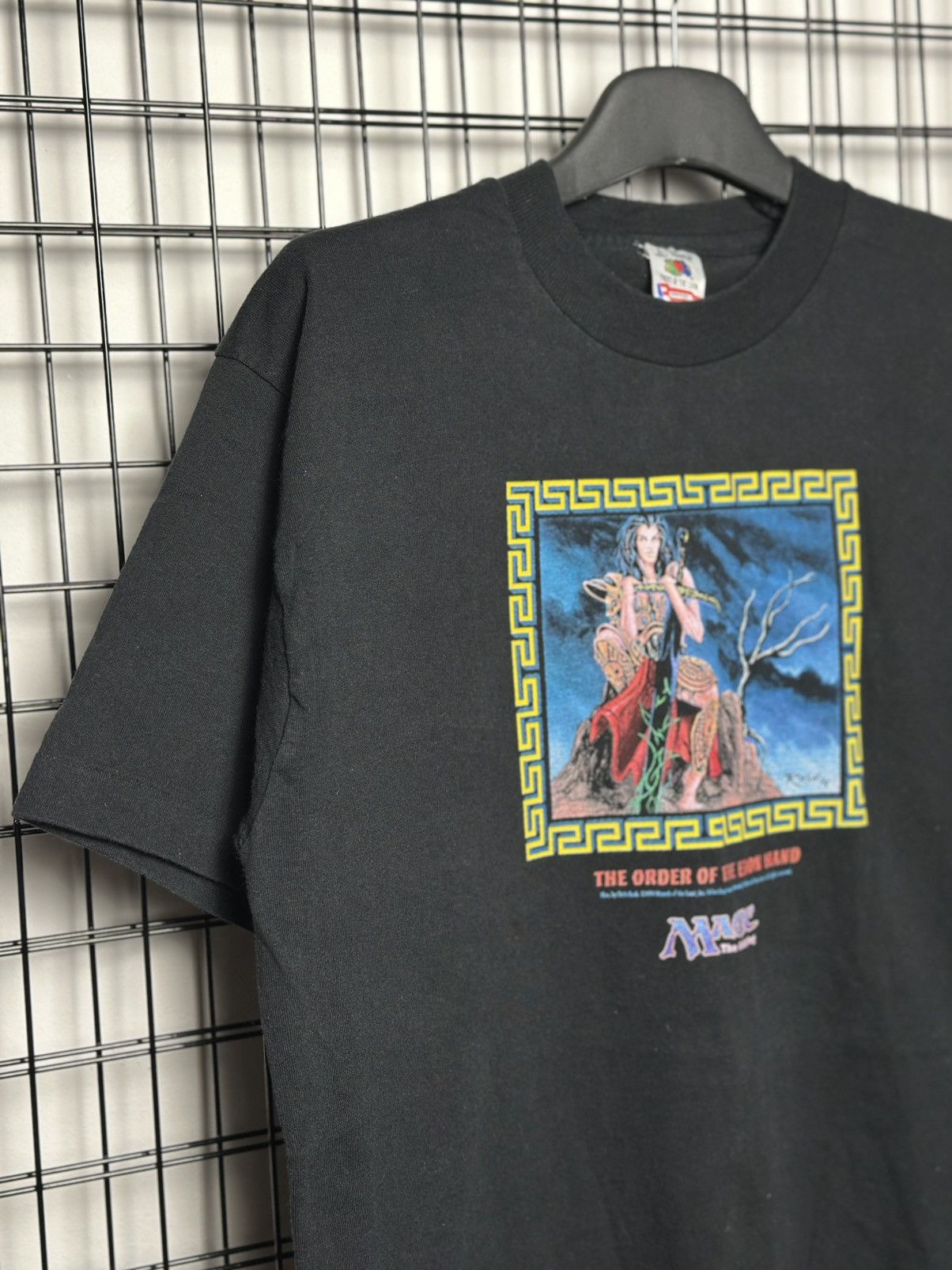 Vintage vintage 1994 Magic: The Gathering "Order of the Ebon Hand" Size US L / EU 52-54 / 3 - 2 Thumbnail