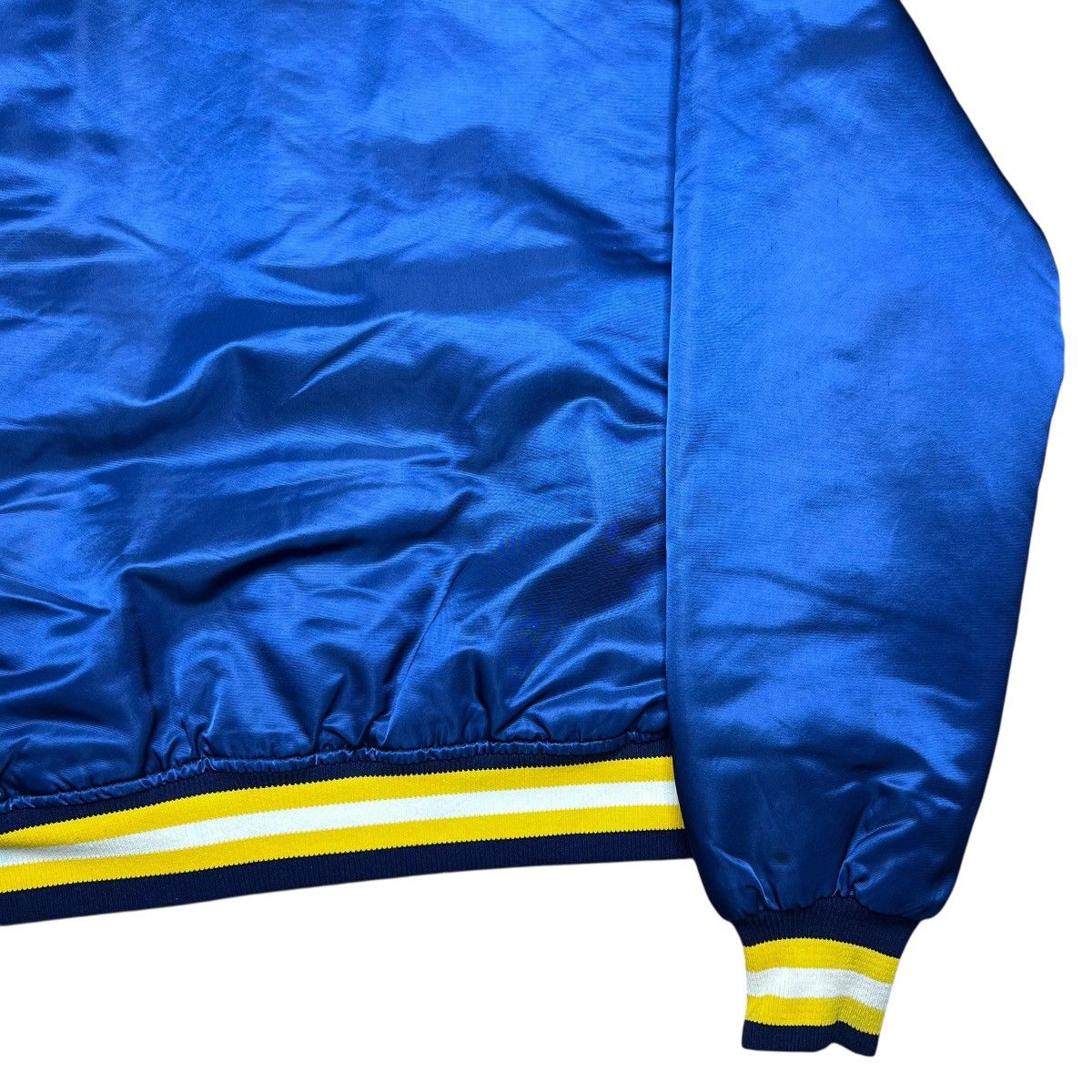 Starter Notre Dame Fighting Irish Starter Spell Out Satin Jacket Size US L / EU 52-54 / 3 - 23 Thumbnail